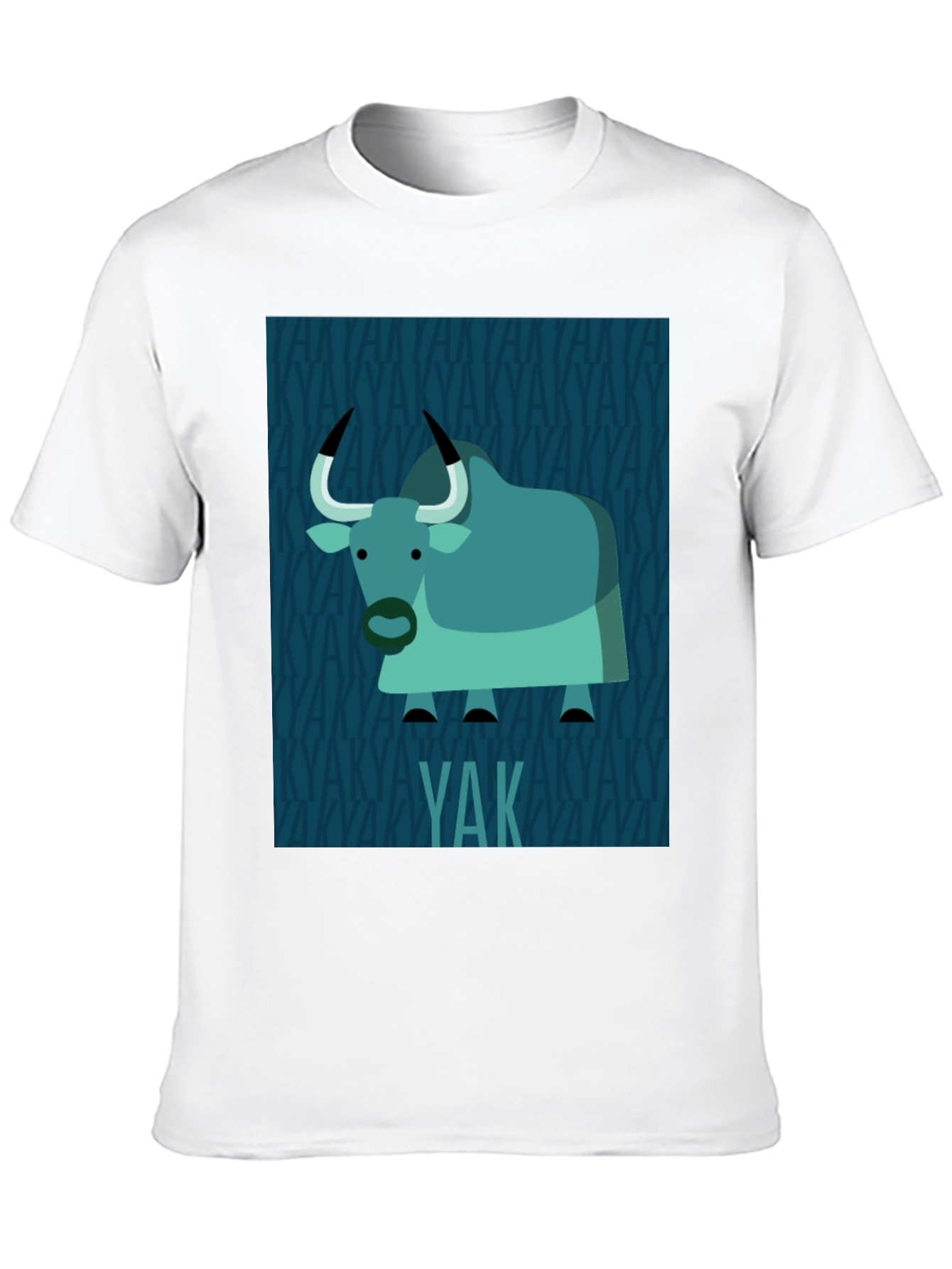 Black Yak Graphic Print T-Shirt - Black view 10