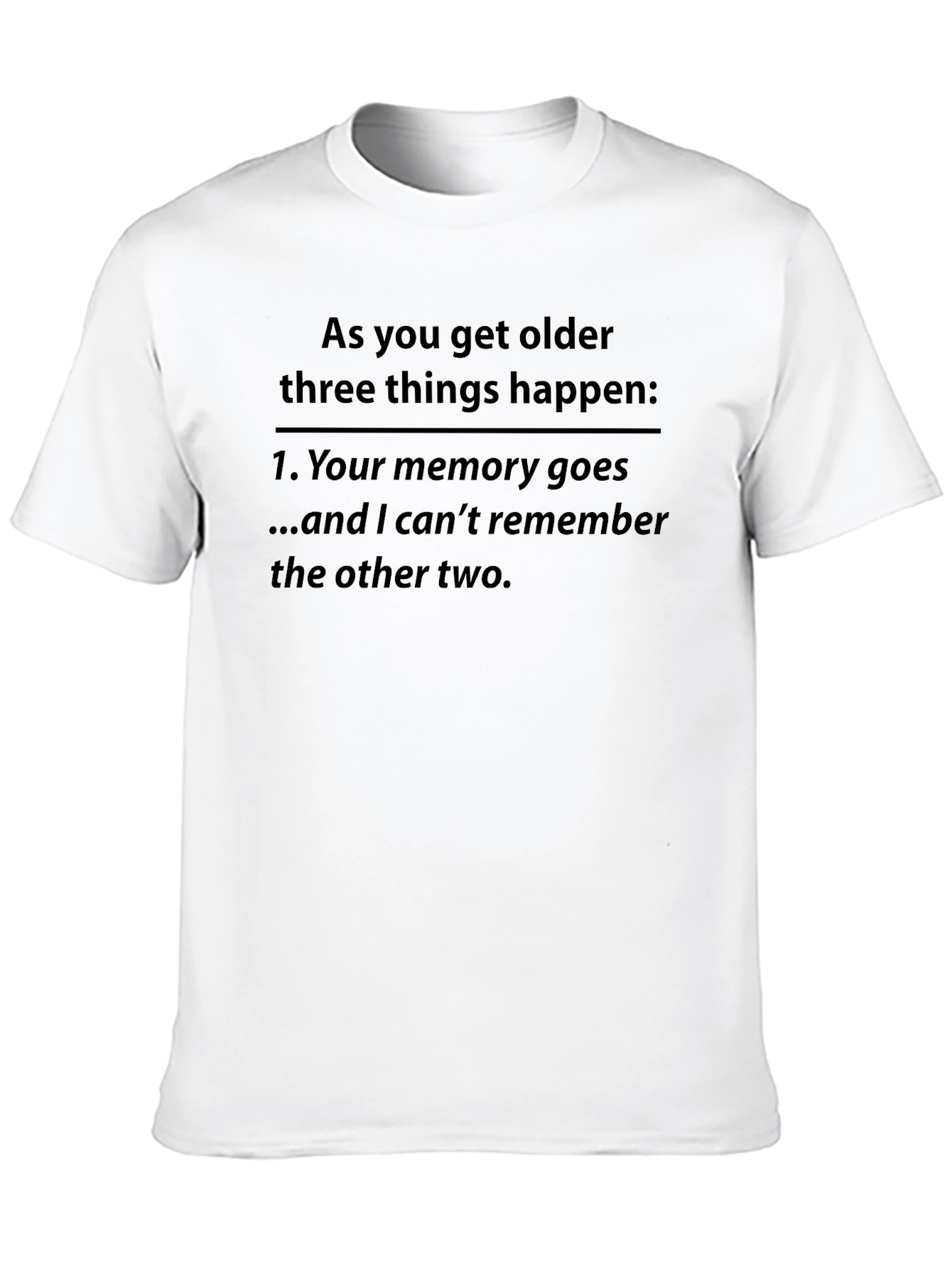 Black Funny Memory Loss T-Shirt view 10