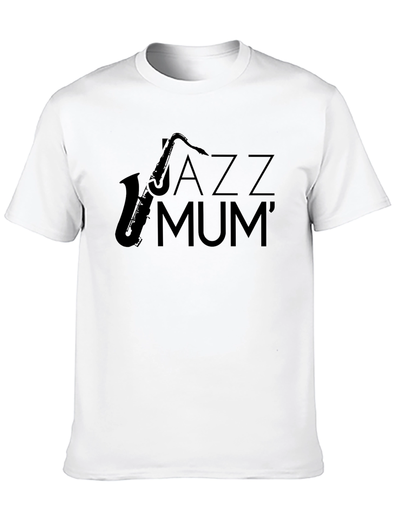 Black Jazz Mum Black T-Shirt - Stylish Music Lover Apparel view 10