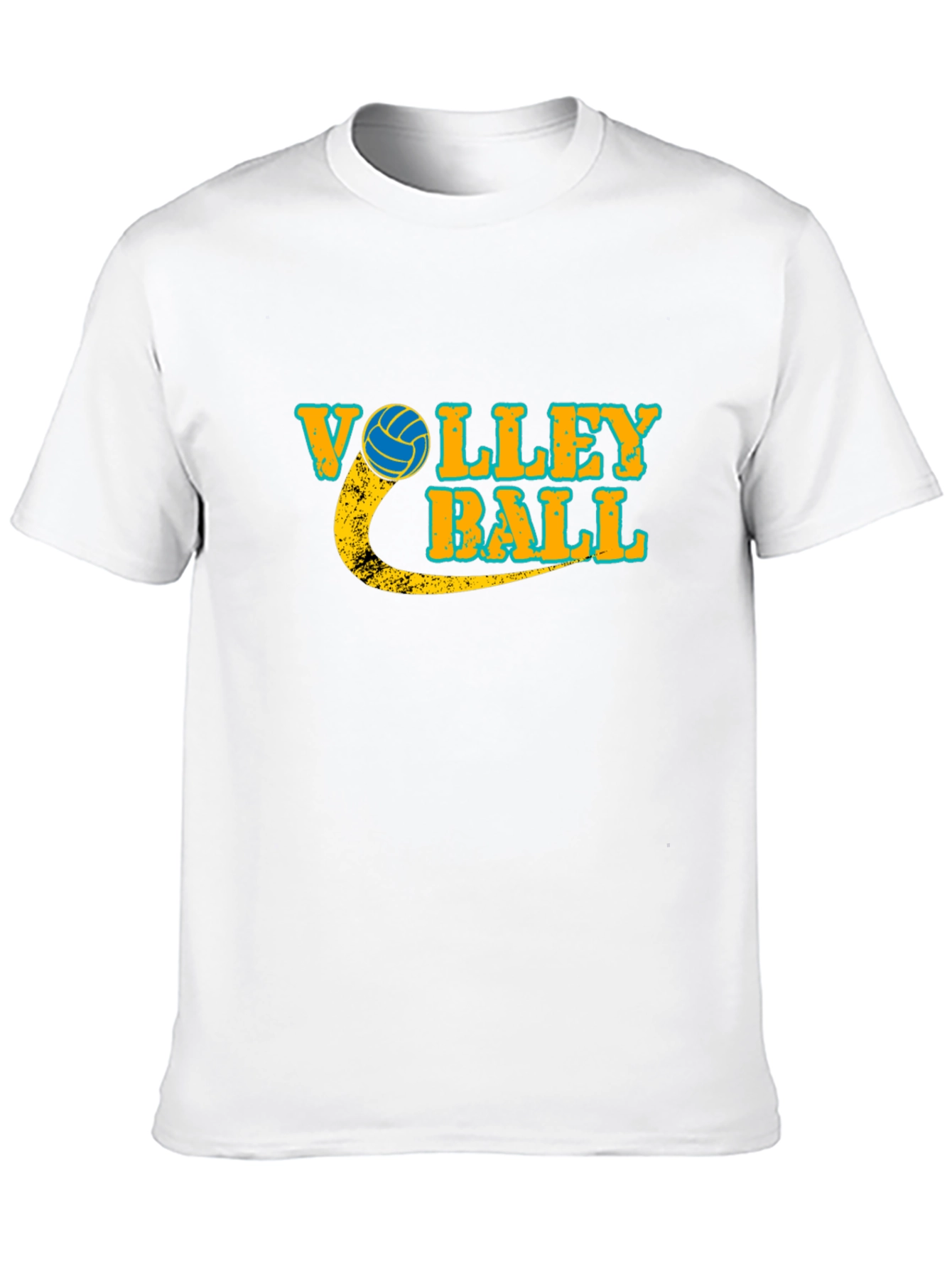 Black Volleyball Graphic Tee - Sporty Unisex T-Shirt view 10