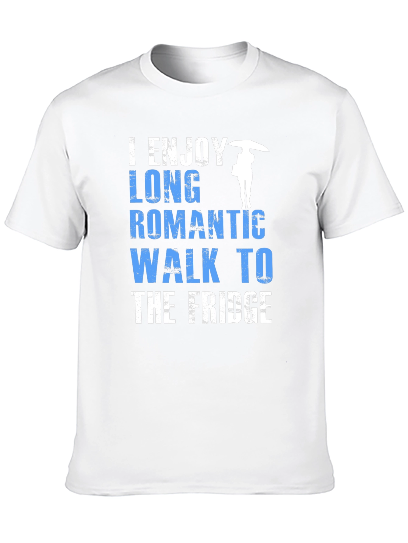 Black Humorous "Fridge Walk" Graphic Tee view 10