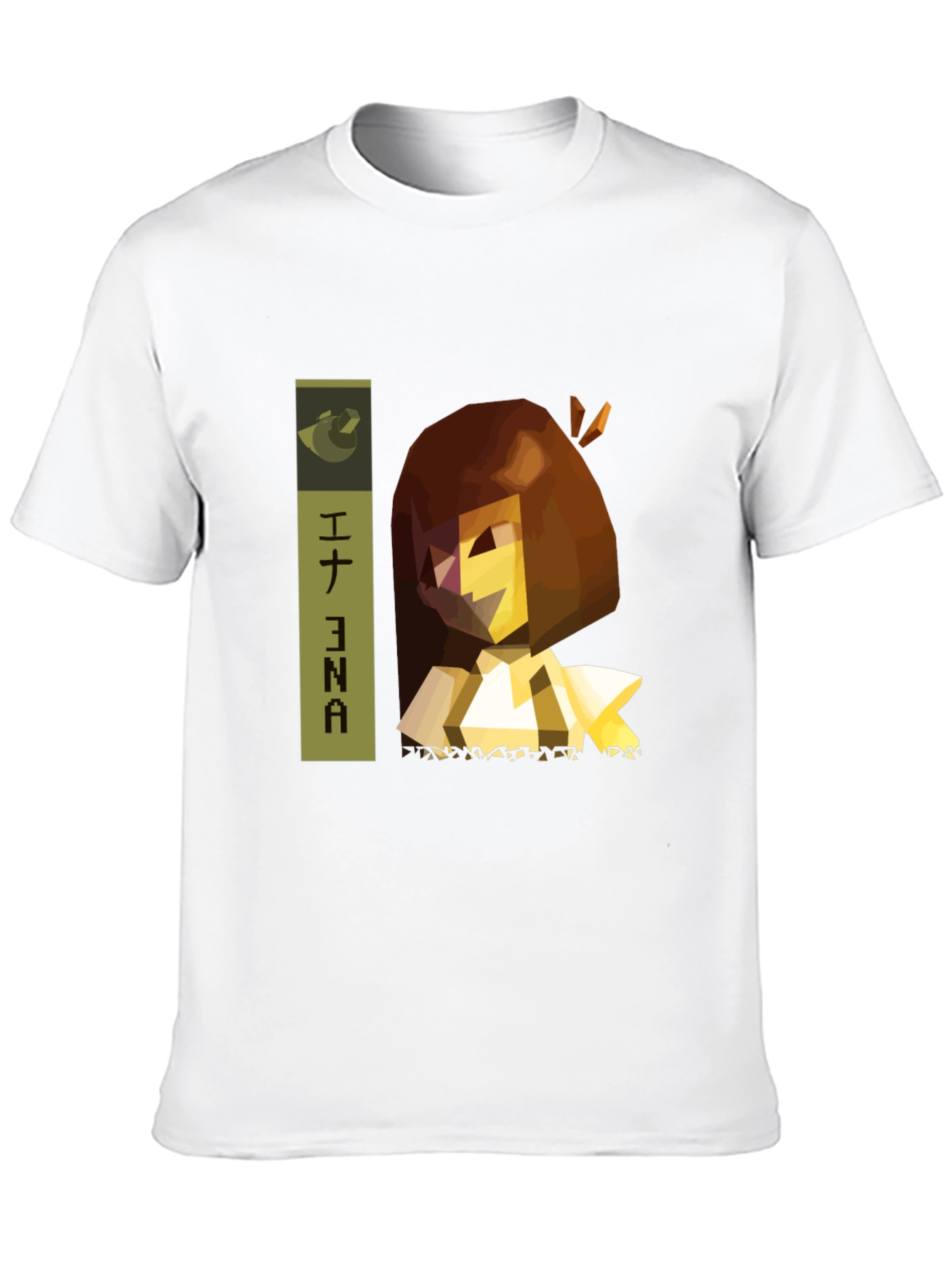 Black ENA Cartoon Black T-Shirt view 10