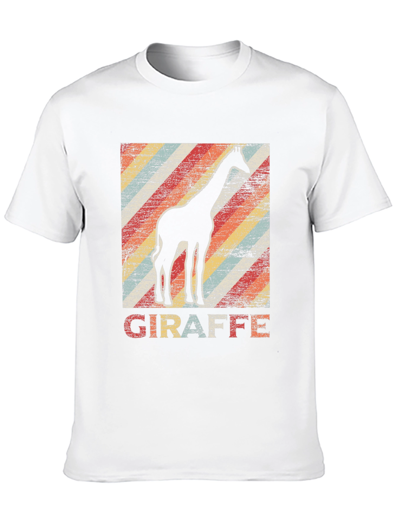 Black Retro Giraffe Graphic Tee view 10