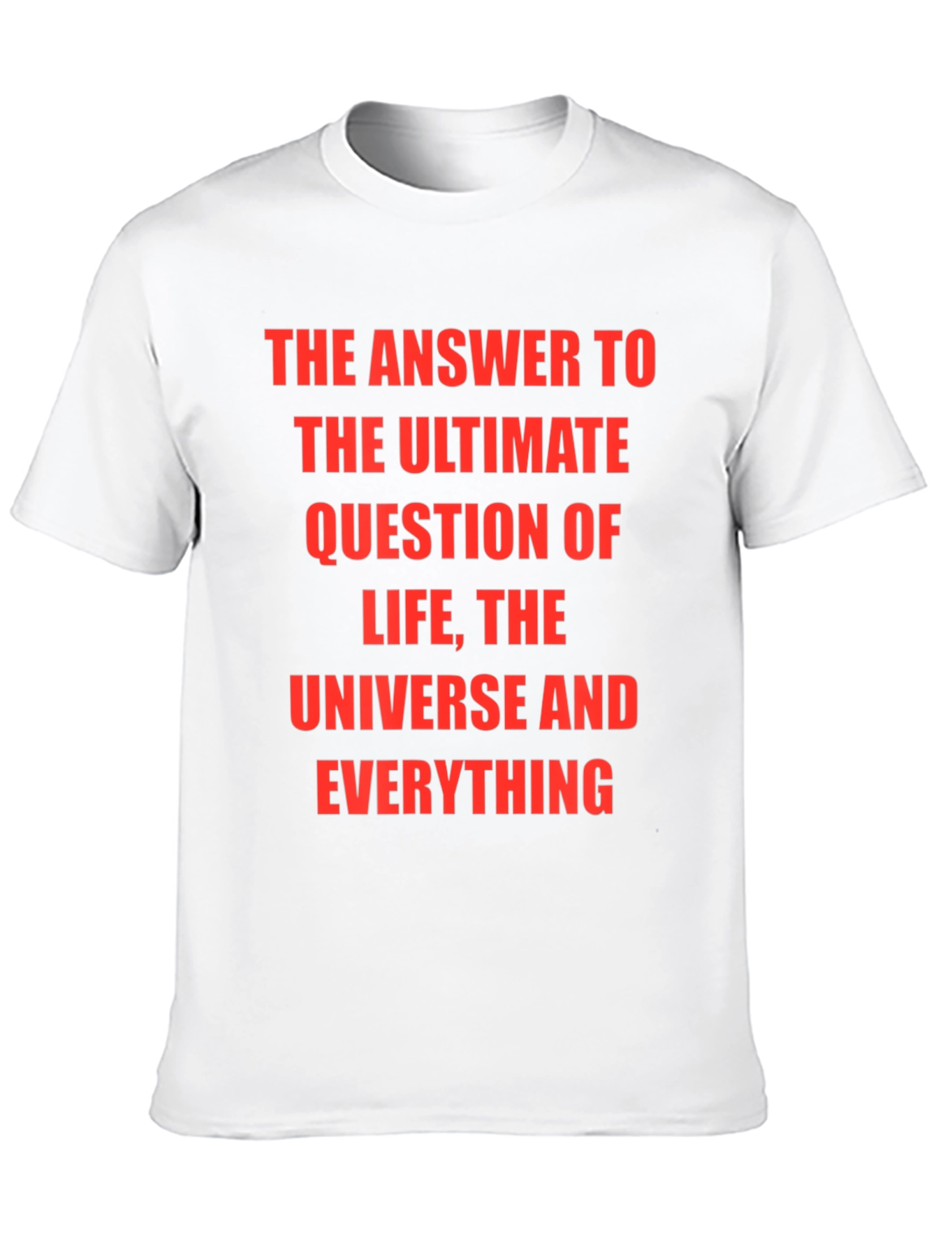 Black Ultimate Question T-Shirt - 42, Life, Universe, Everything view 10