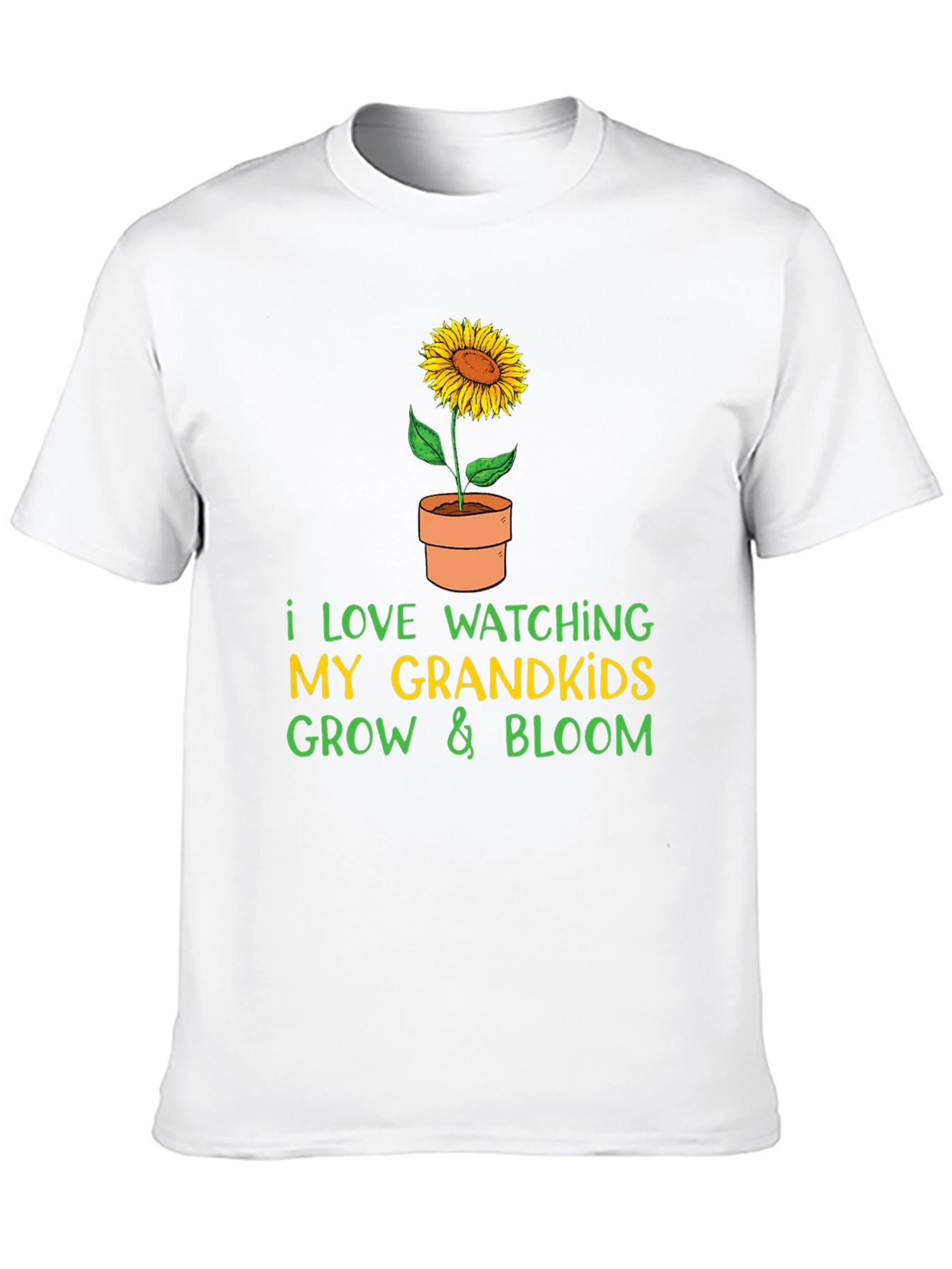 Black Grandparent Sunflower T-Shirt view 10