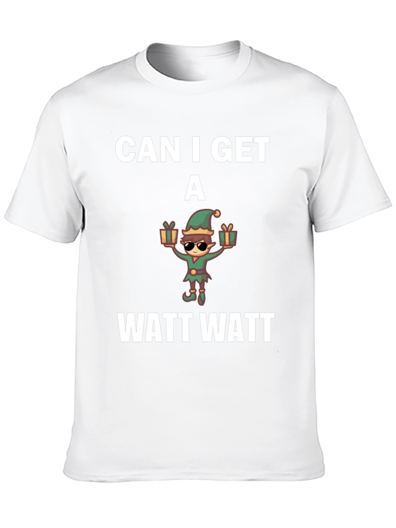 Black Can I Get A Watt Watt T-Shirt view 10