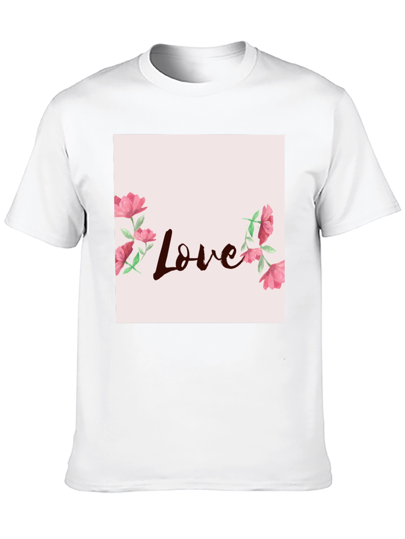 Black Floral Love Graphic Tee - Stylish Casual Wear view 10