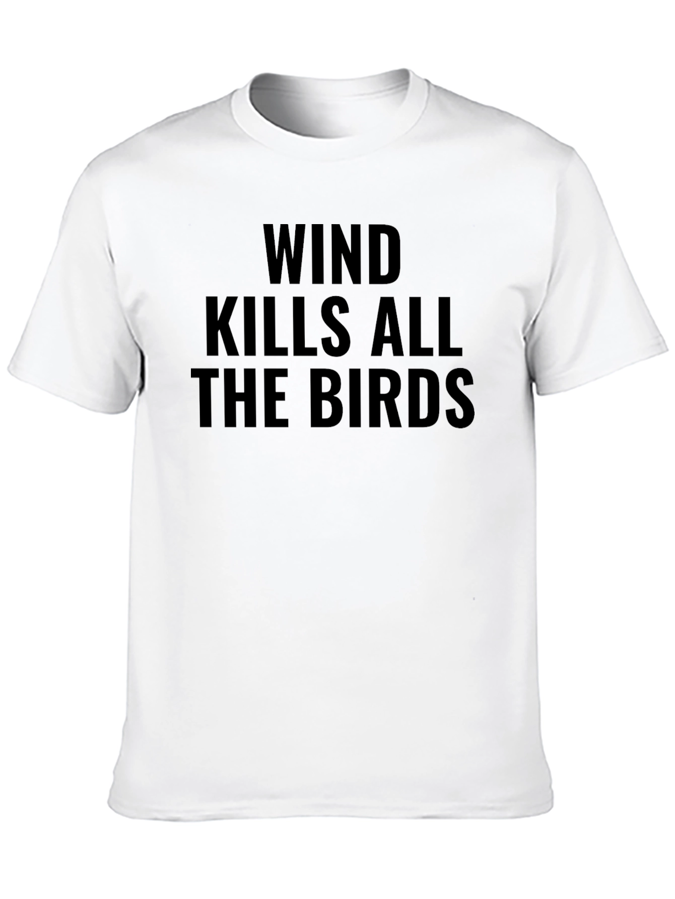Black Wind Kills All the Birds Black Graphic Tee view 10