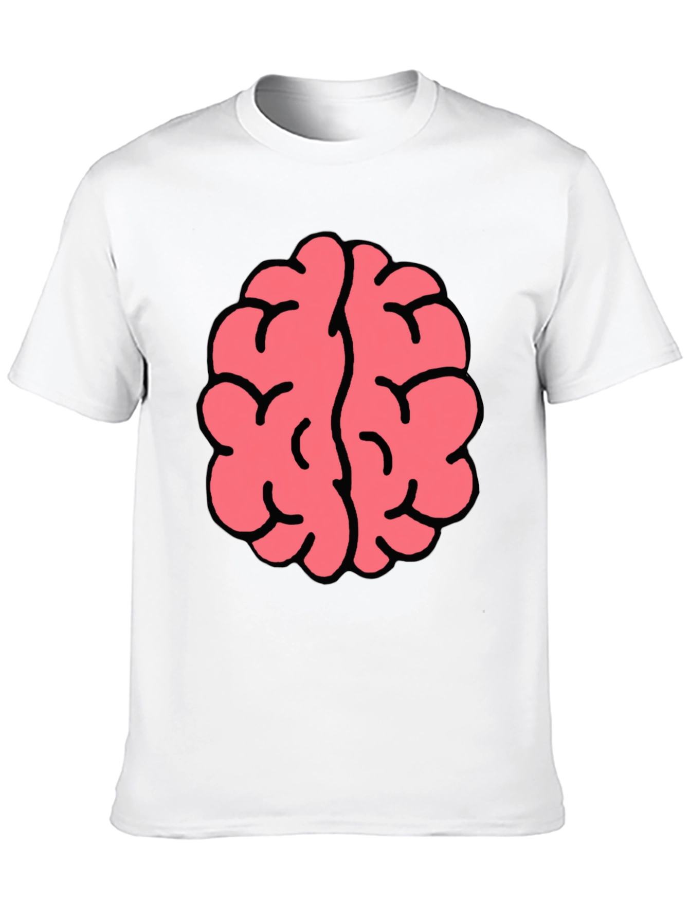 Black Brain Graphic Tee - Black Cotton Blend view 10