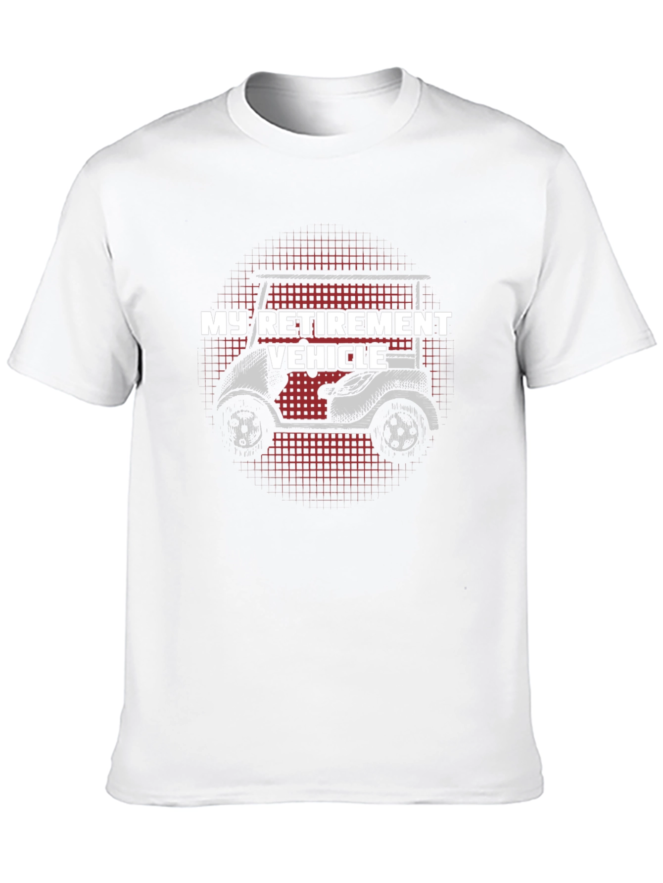 Black Retirement Vehicle Golf Cart T-Shirt view 10