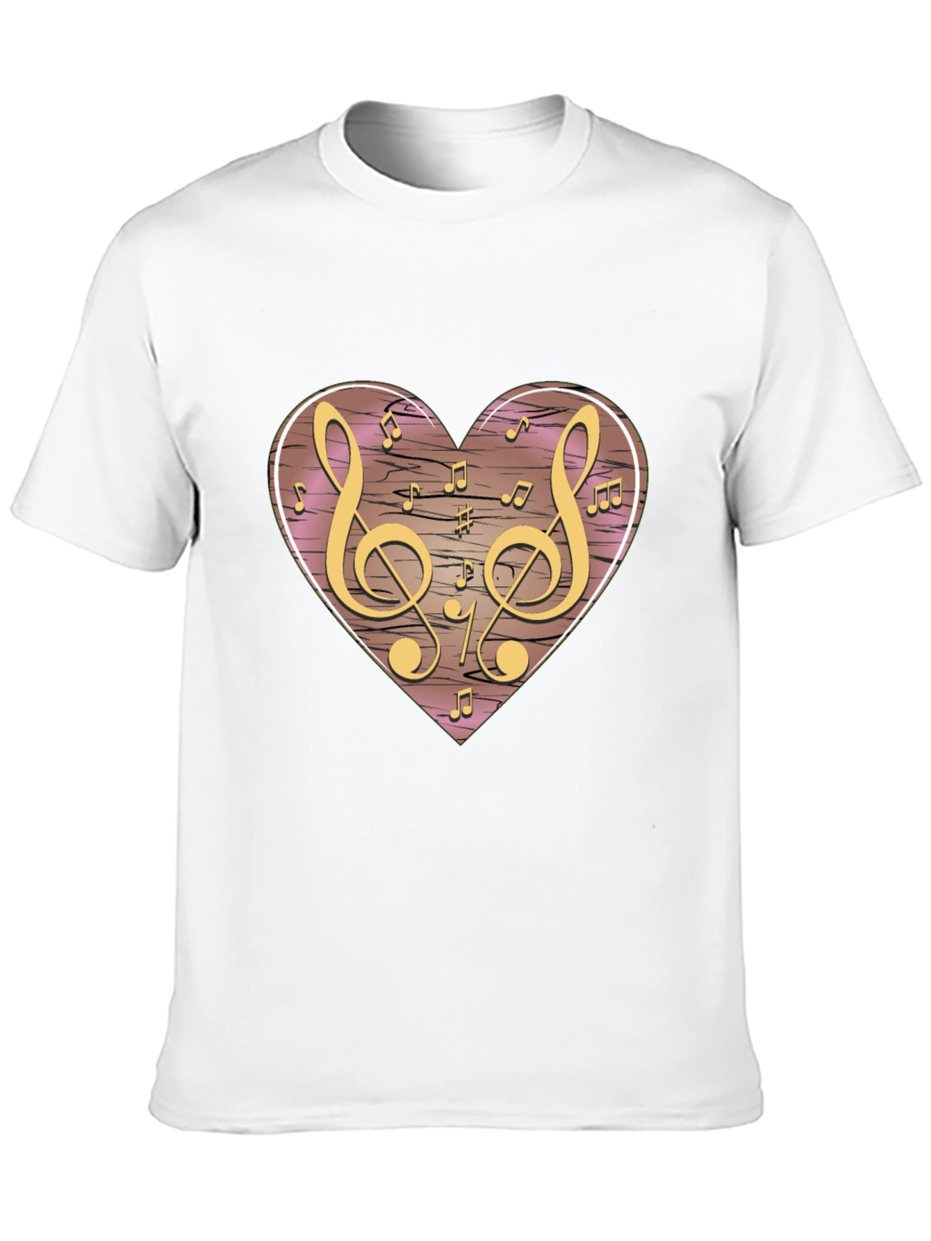 Black Music Heart T-Shirt view 10