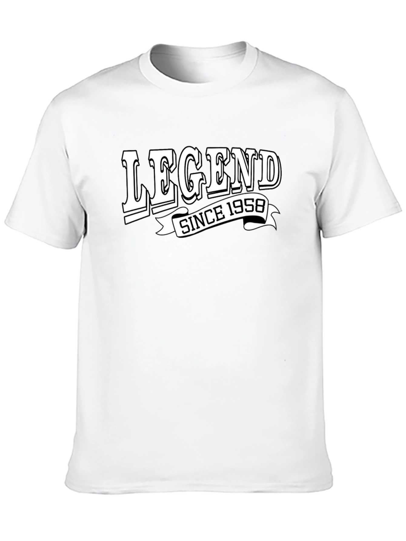Black Legend Since 1958 Black T-Shirt view 10