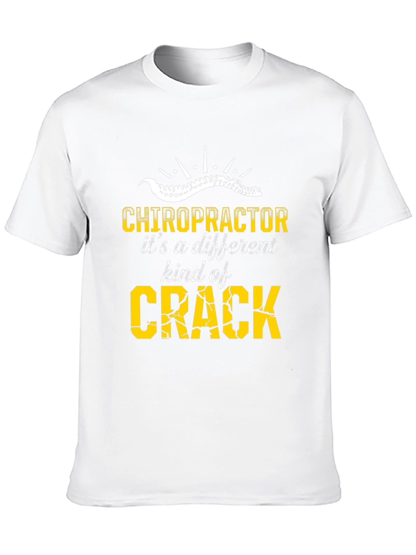 Black Chiropractor 'Different Kind of Crack' Graphic Tee view 10