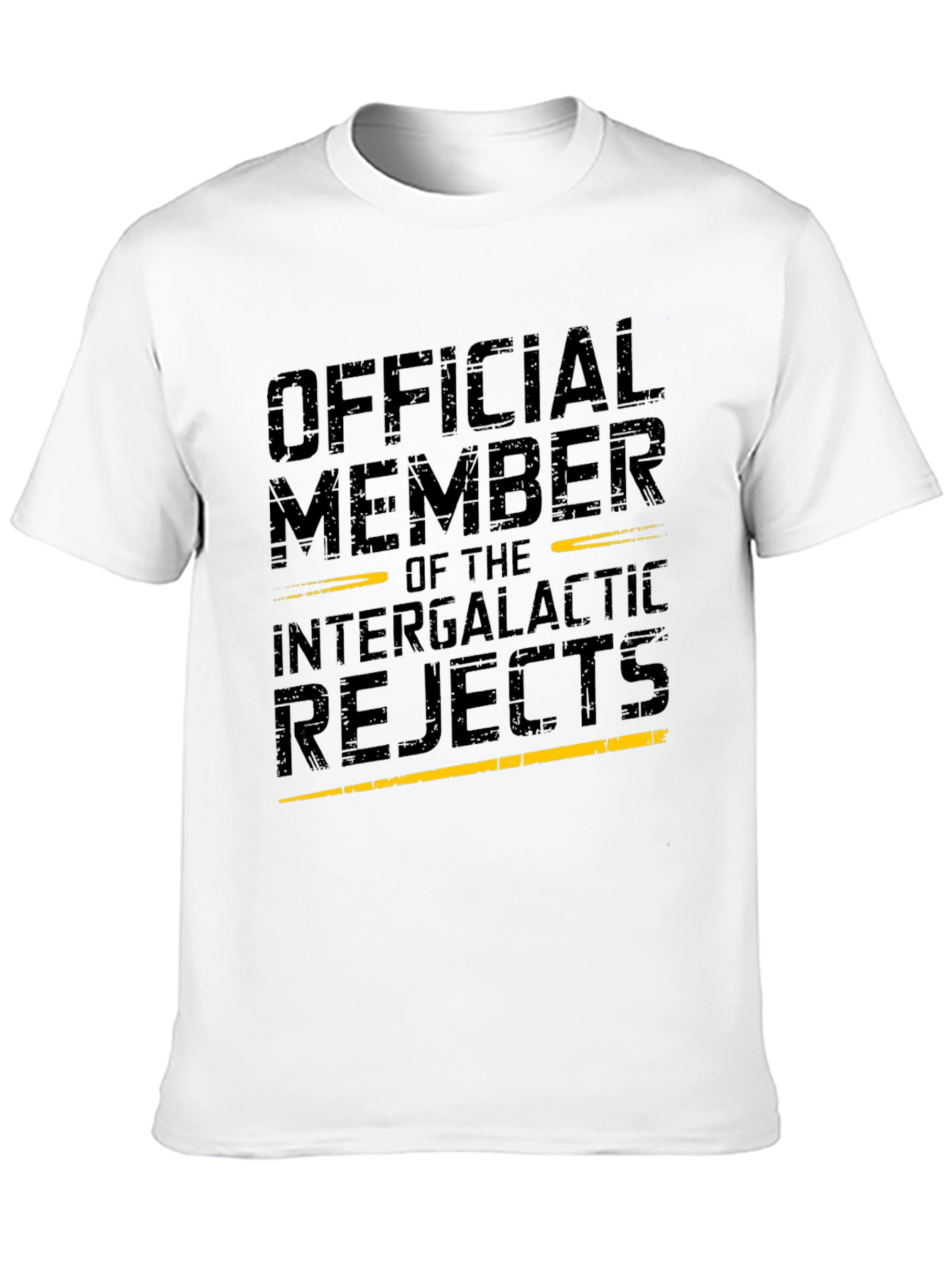 Black Official Member Intergalactic Rejects Graphic T-Shirt view 10