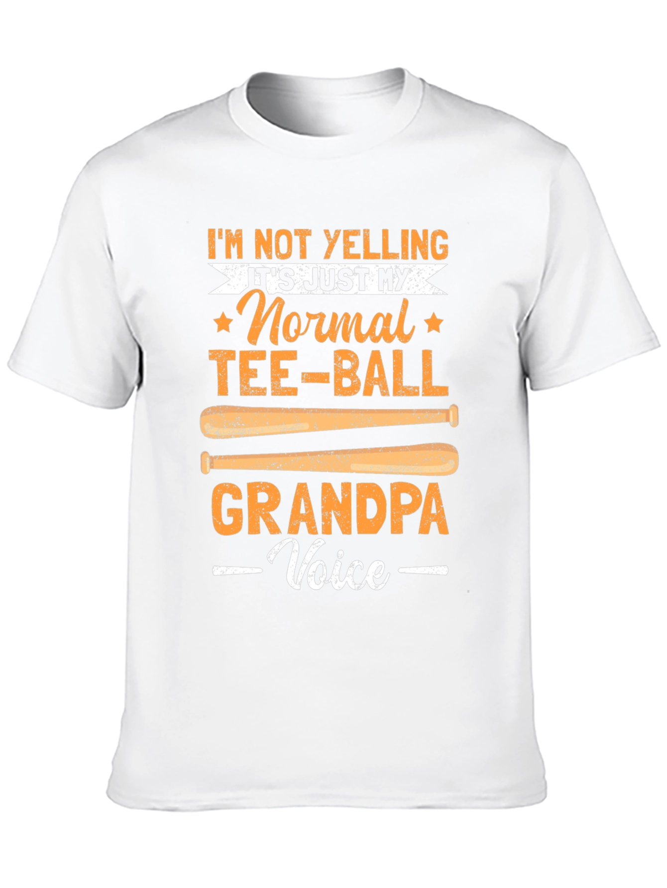 Black Tee-Ball Grandpa Voice T-Shirt view 10