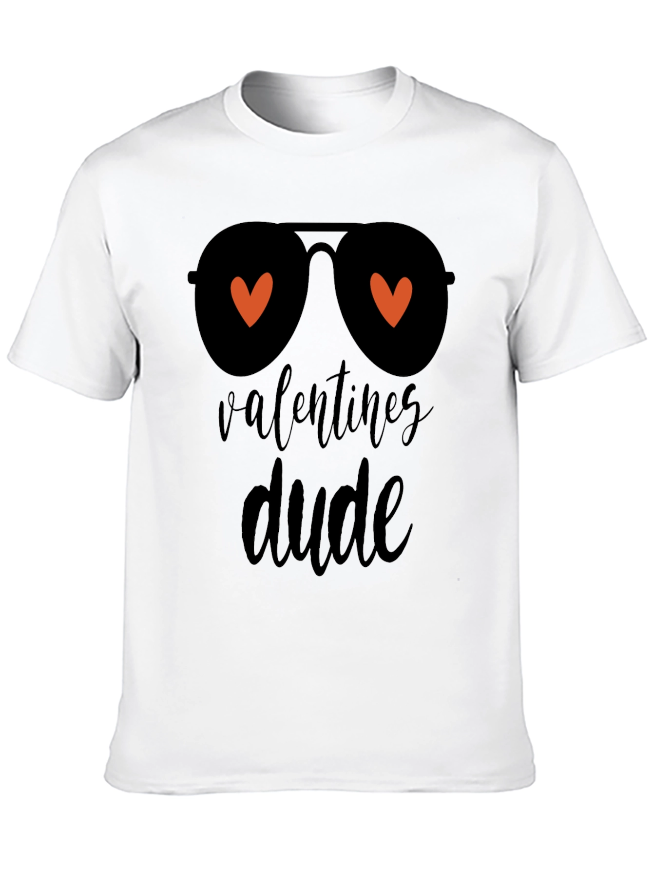 Black Valentine's Dude Graphic Tee - Black Casual Shirt view 10