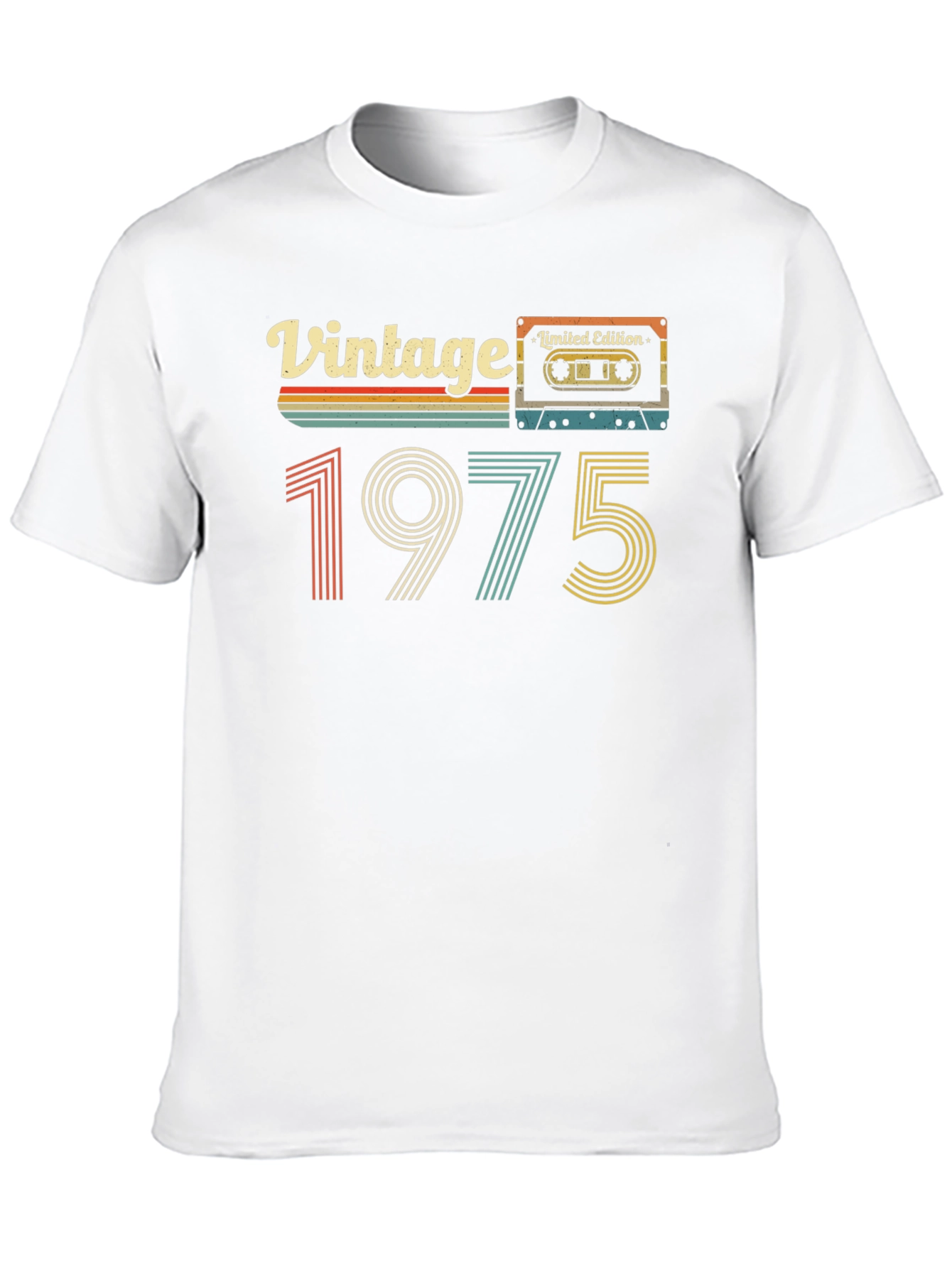 Black Vintage 1975 Cassette Tape T-Shirt - Limited Edition view 10