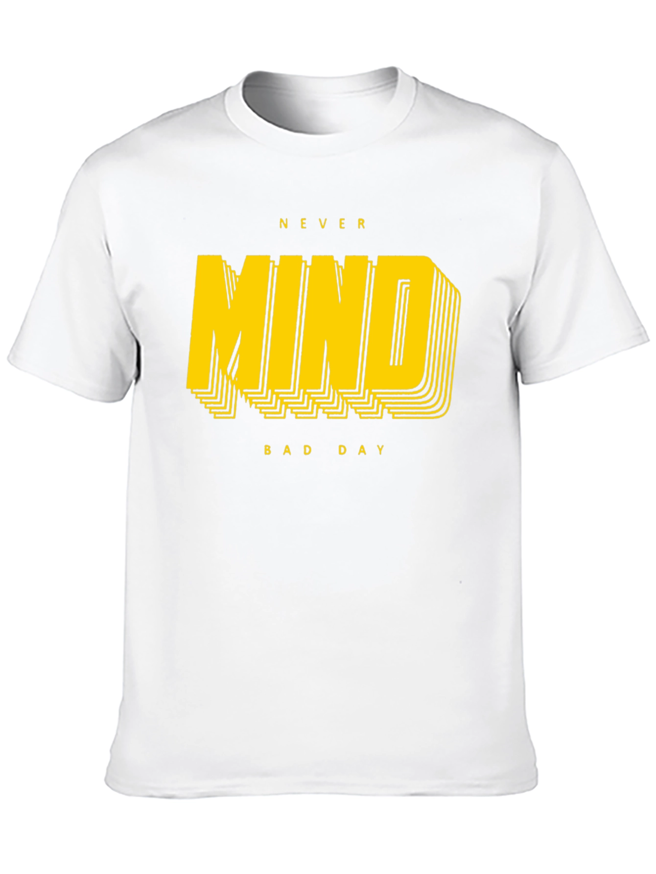 Black Never Mind Bad Day Graphic Tee view 10