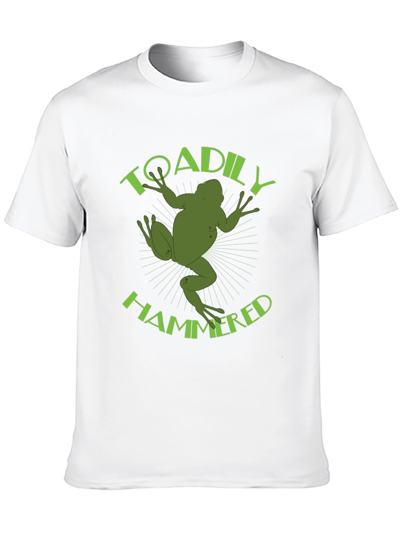 Black Toadally Hammered Frog T-Shirt - Funny Drinking Tee view 10