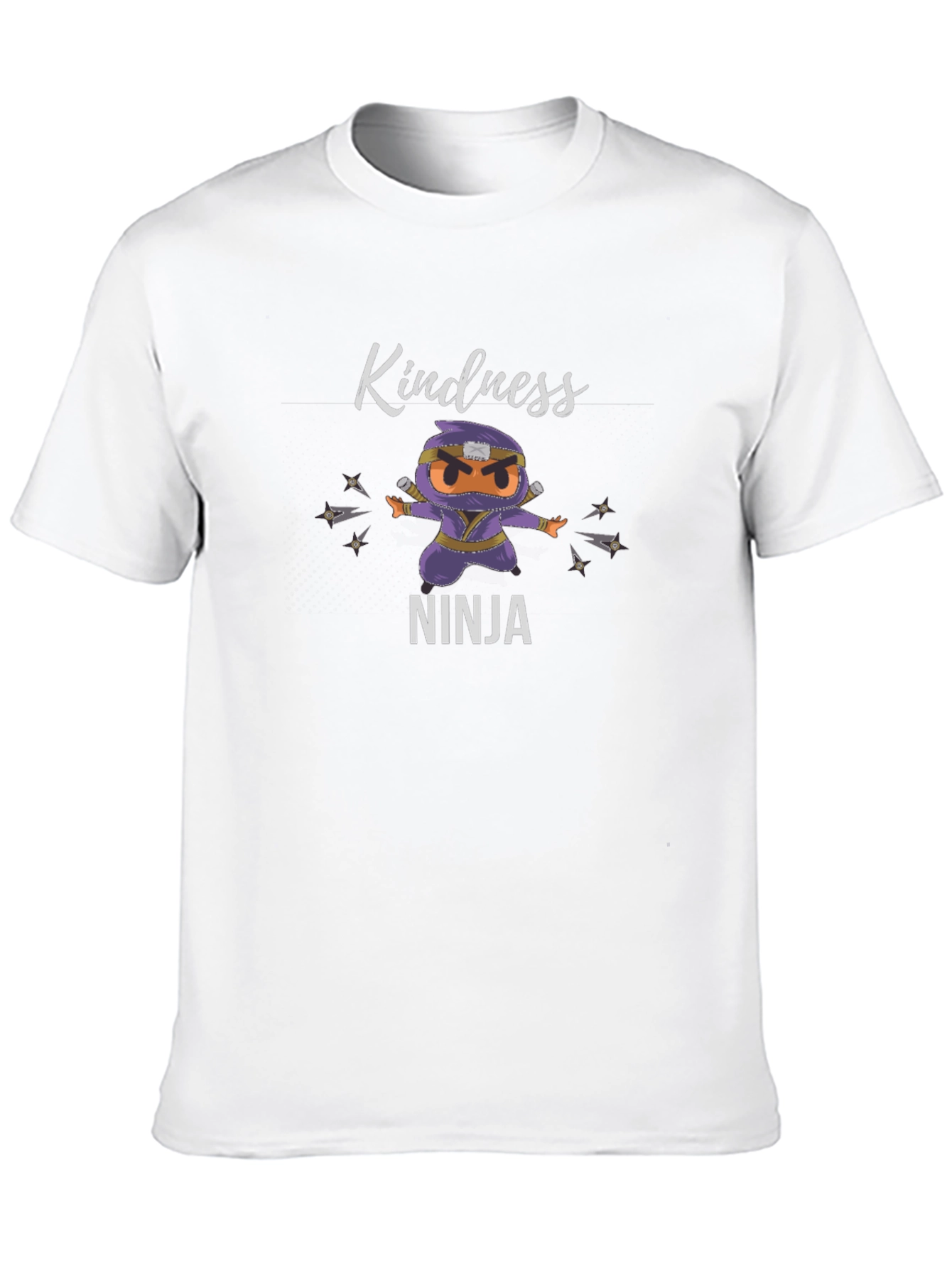 Black Kindness Ninja Graphic T-Shirt - Black view 10