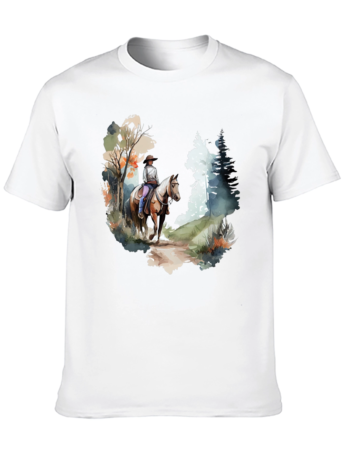 Black Cowgirl Horse Ride T-Shirt view 10