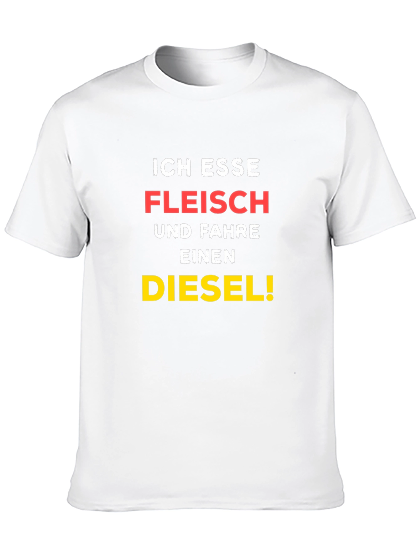 Black Ich Esse Fleisch T-Shirt - Diesel Fun Tee view 10
