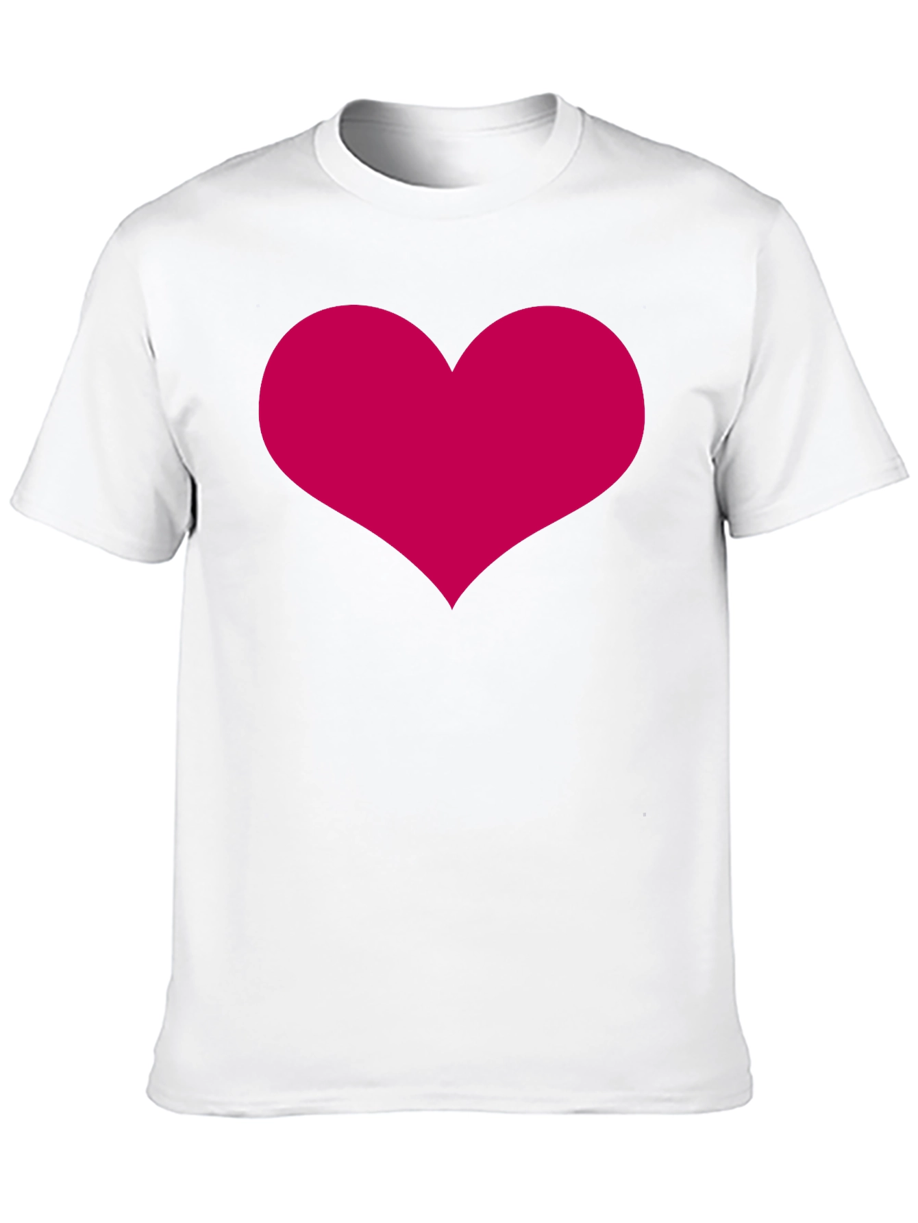 Black Heart Graphic Black T-Shirt Casual Wear view 10