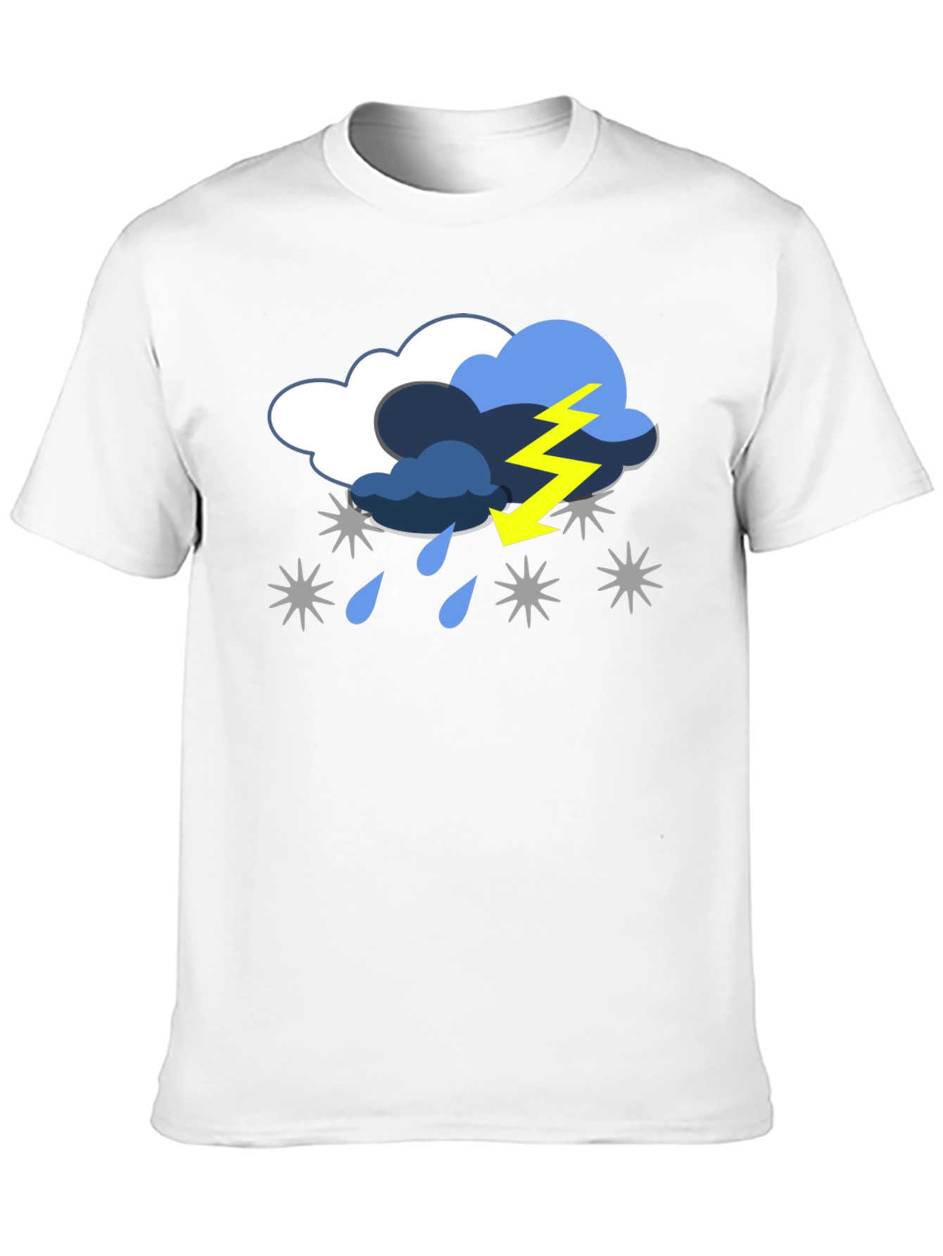 Black Stormy Weather Graphic Tee - Black T-Shirt view 10