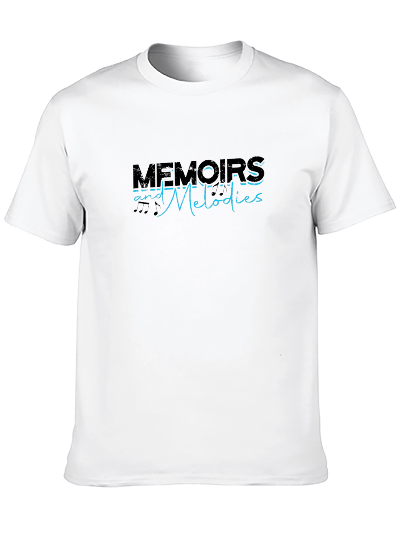 Black Memoirs & Melodies Black T-Shirt view 10