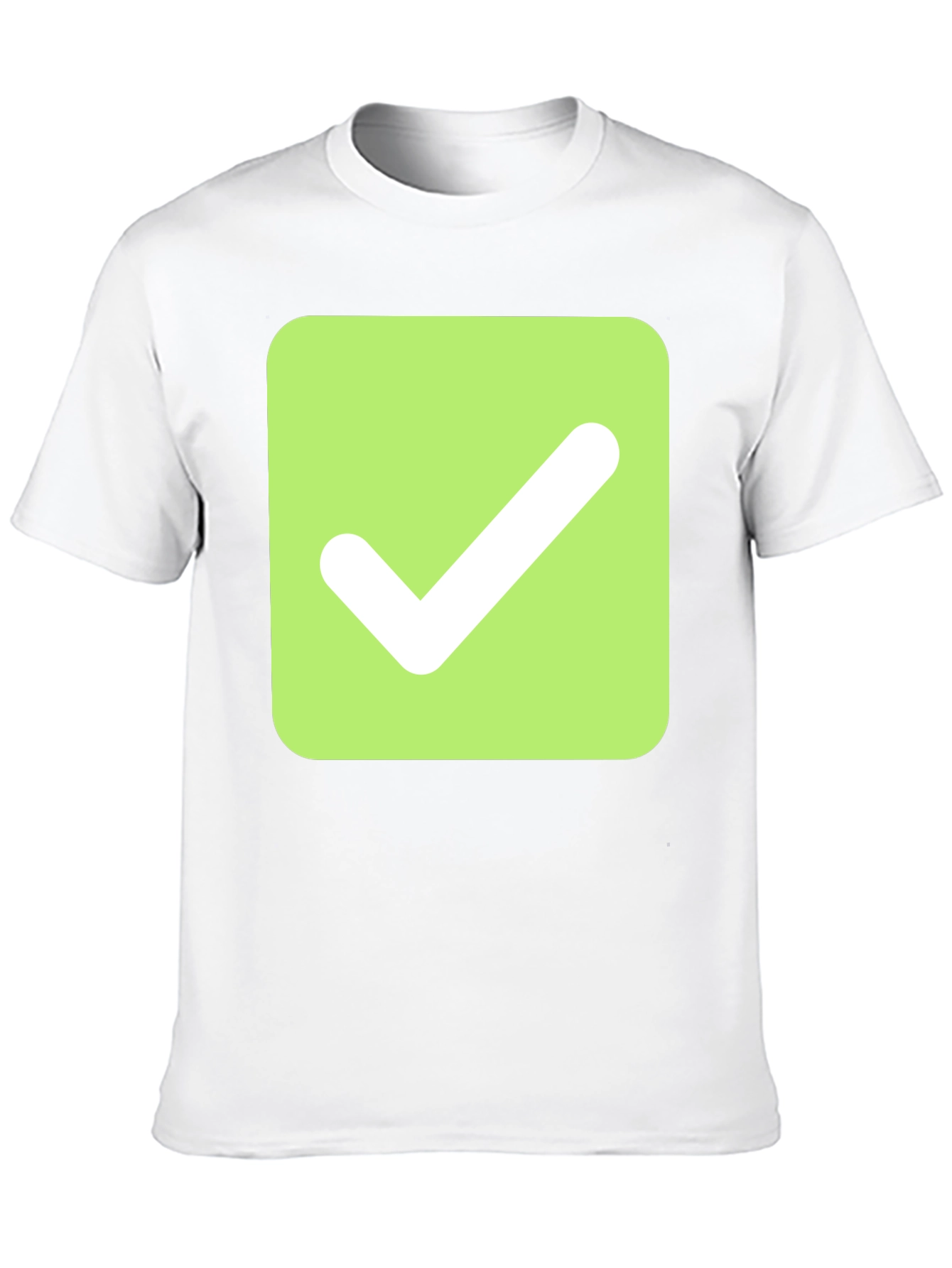 Black Checkmark Graphic Tee - Modern & Stylish view 10