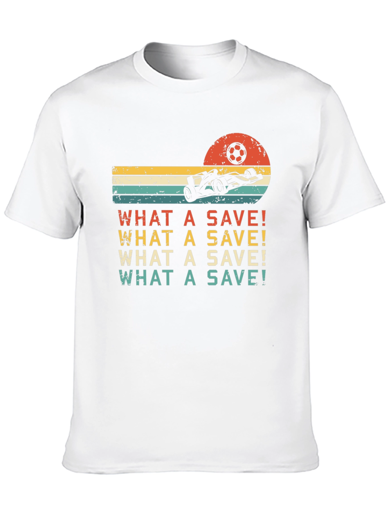 Black Retro What A Save! T-Shirt view 10