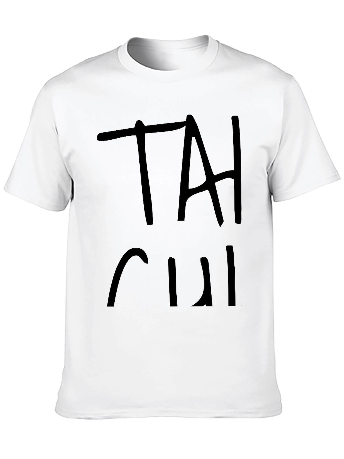 Black Black "TAI CHI" Graphic Print T-Shirt view 10