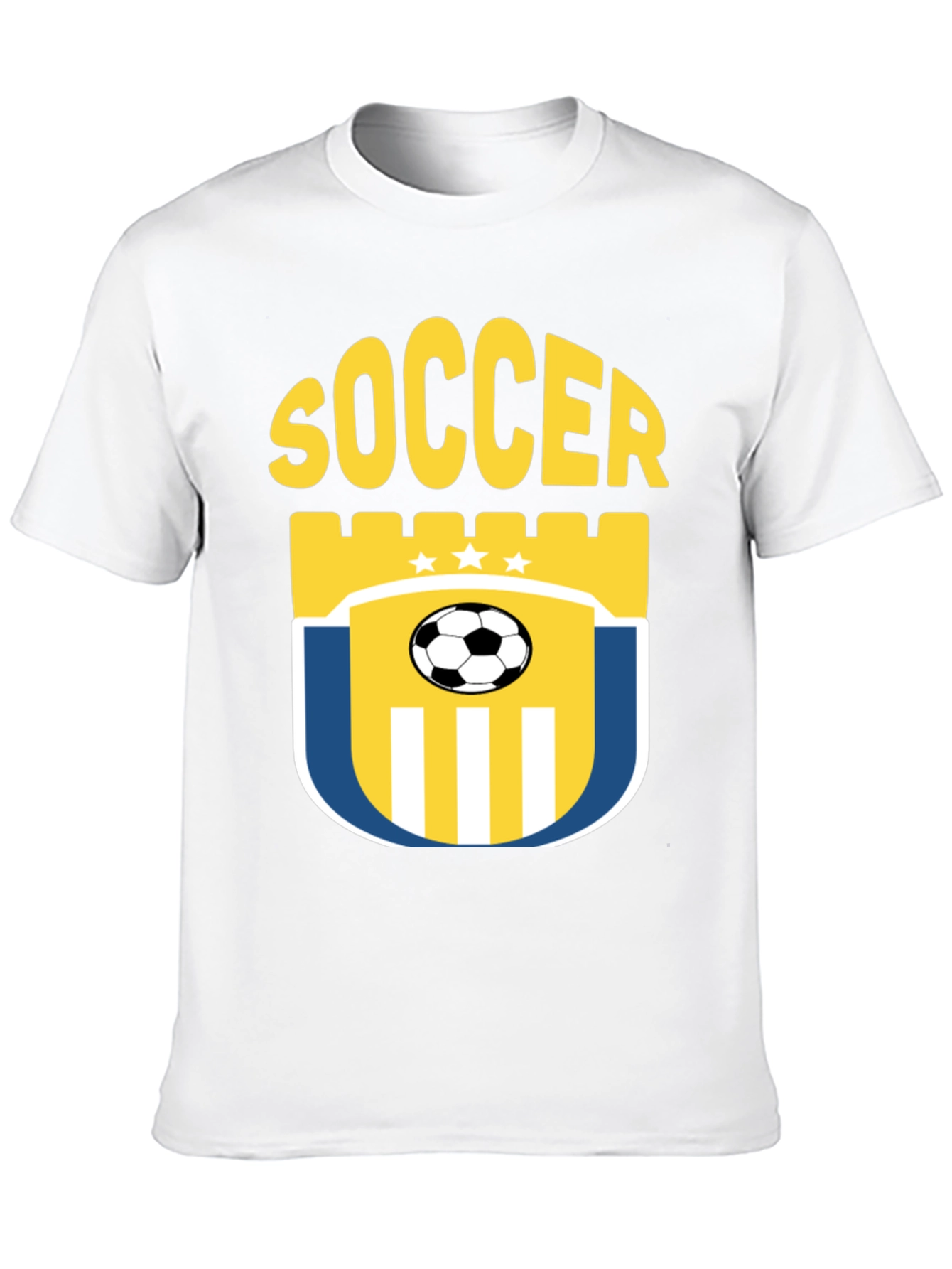 Black Soccer Graphic T-Shirt - Black view 10