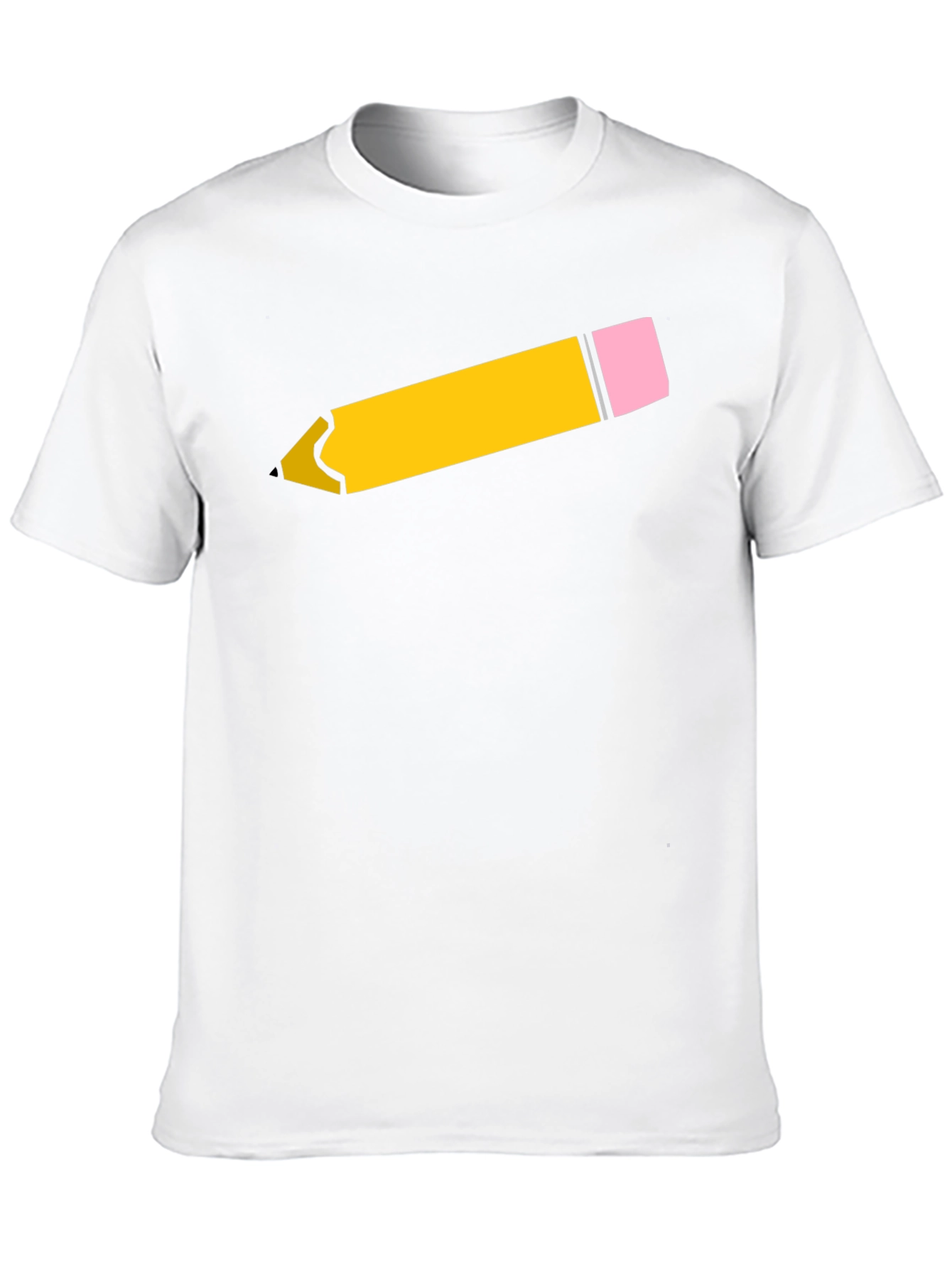 Black Pencil Graphic Black T-Shirt - Fun & Stylish! view 10