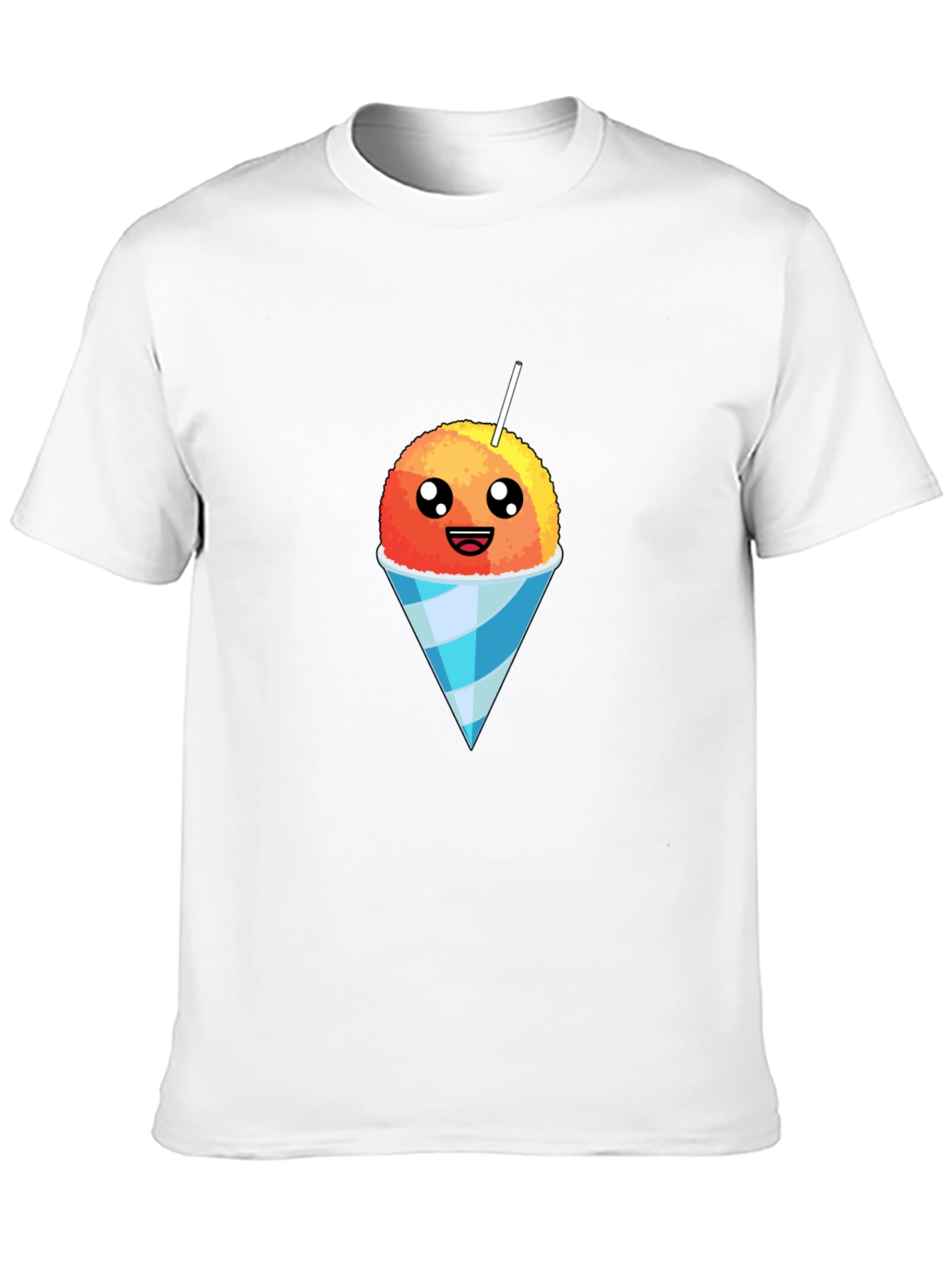Black Snow Cone Graphic Tee - Sweet Treat Design view 10