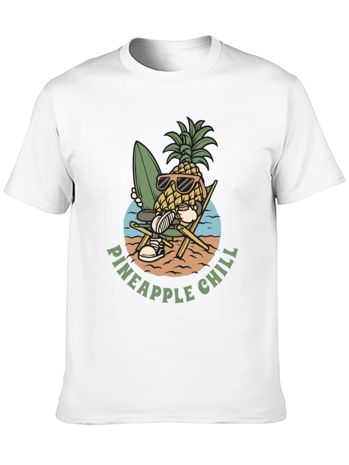 Black Pineapple Chill T-Shirt view 10