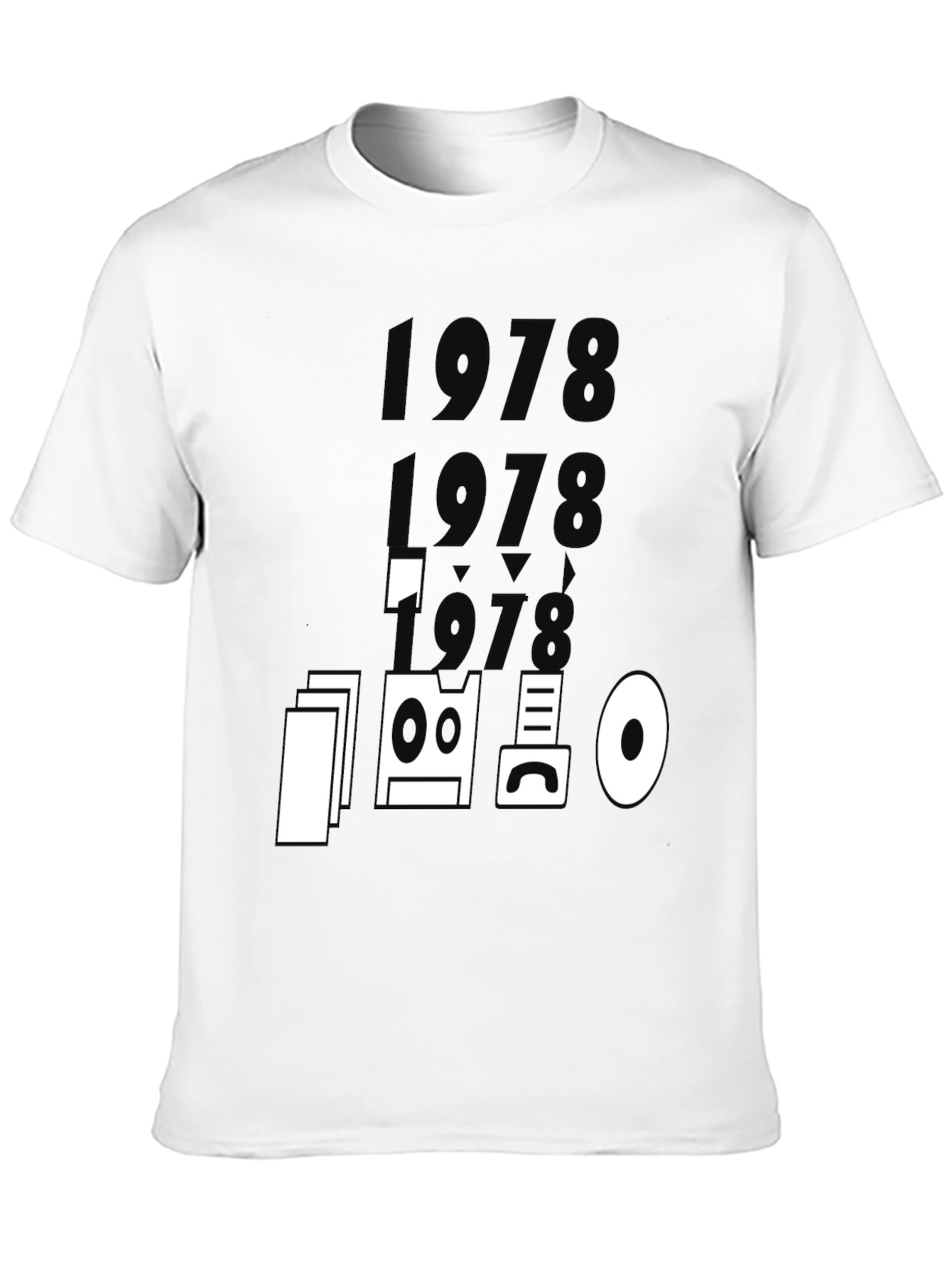 Black Retro 1978 Graphic T-Shirt - Unique Design view 10