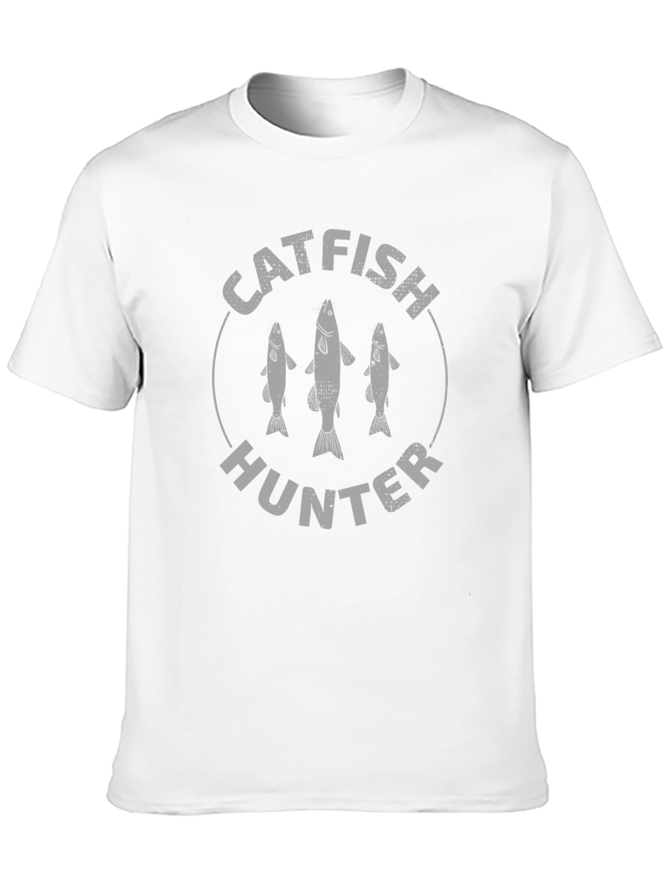 Black Catfish Hunter Graphic Tee - Black Cotton T-Shirt view 10