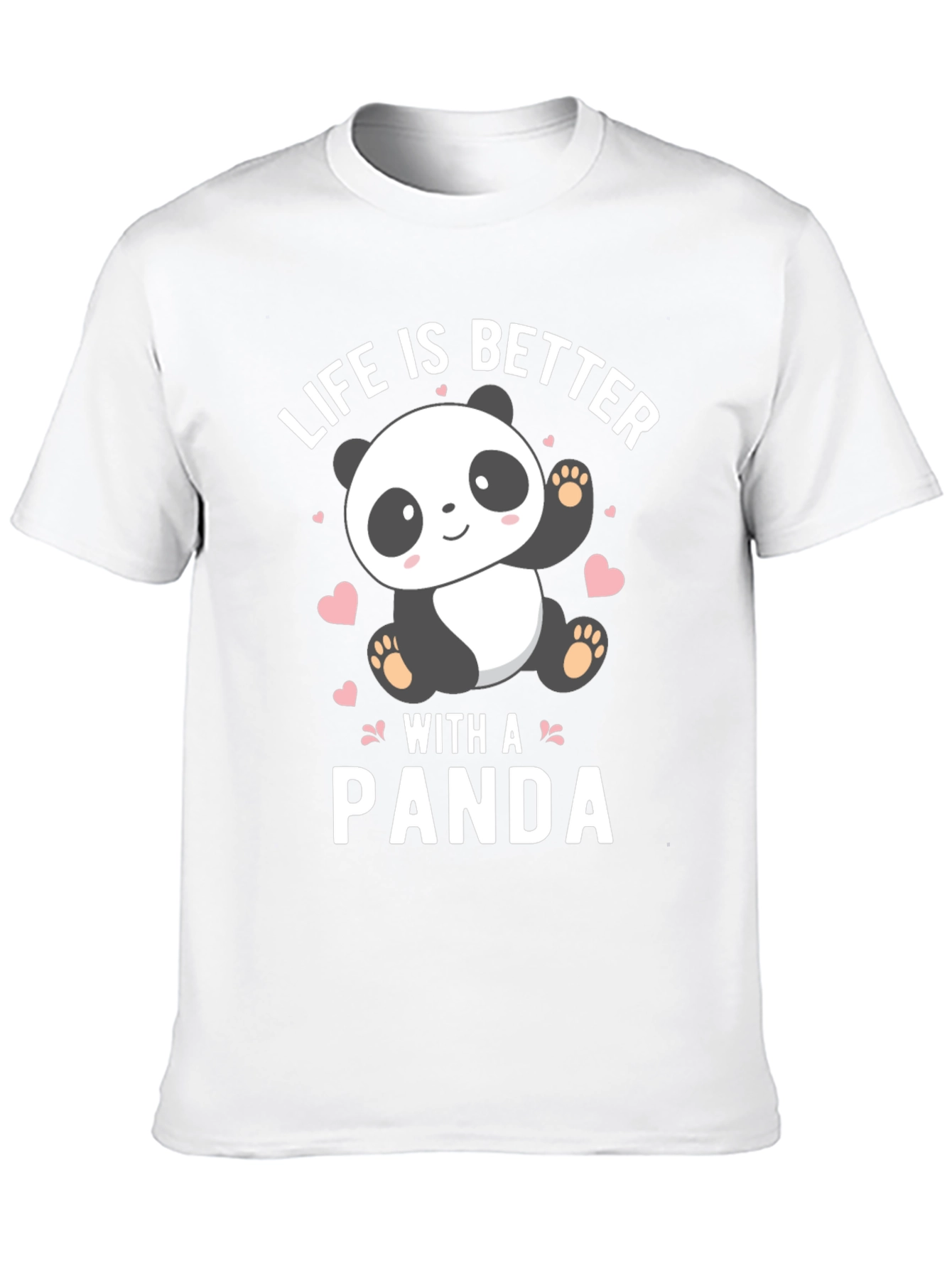Black Life Is Better With A Panda T-Shirt view 10