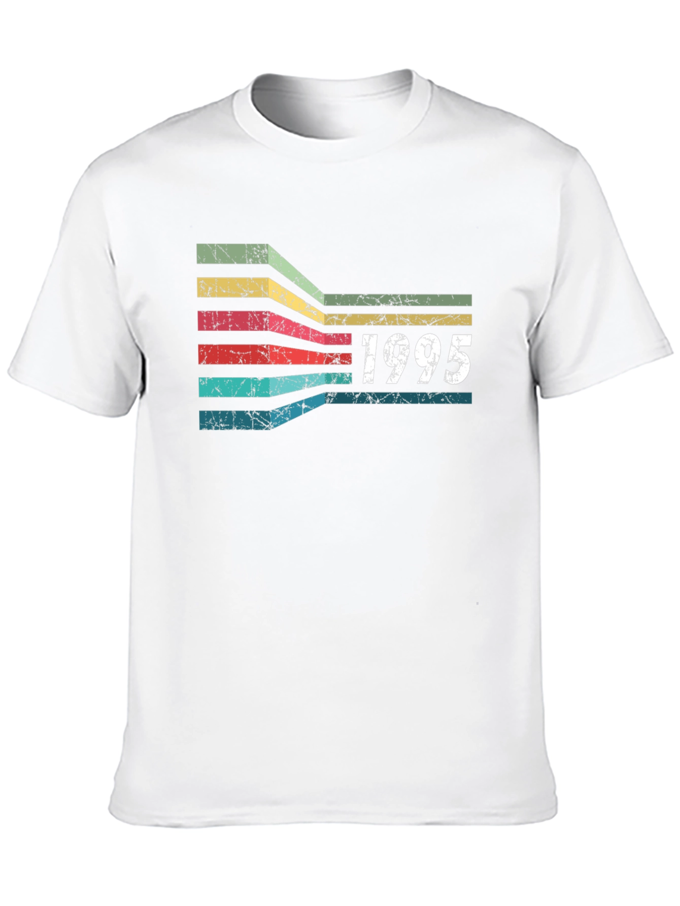 Black Retro 1995 Birthday T-Shirt - Vintage Style view 10