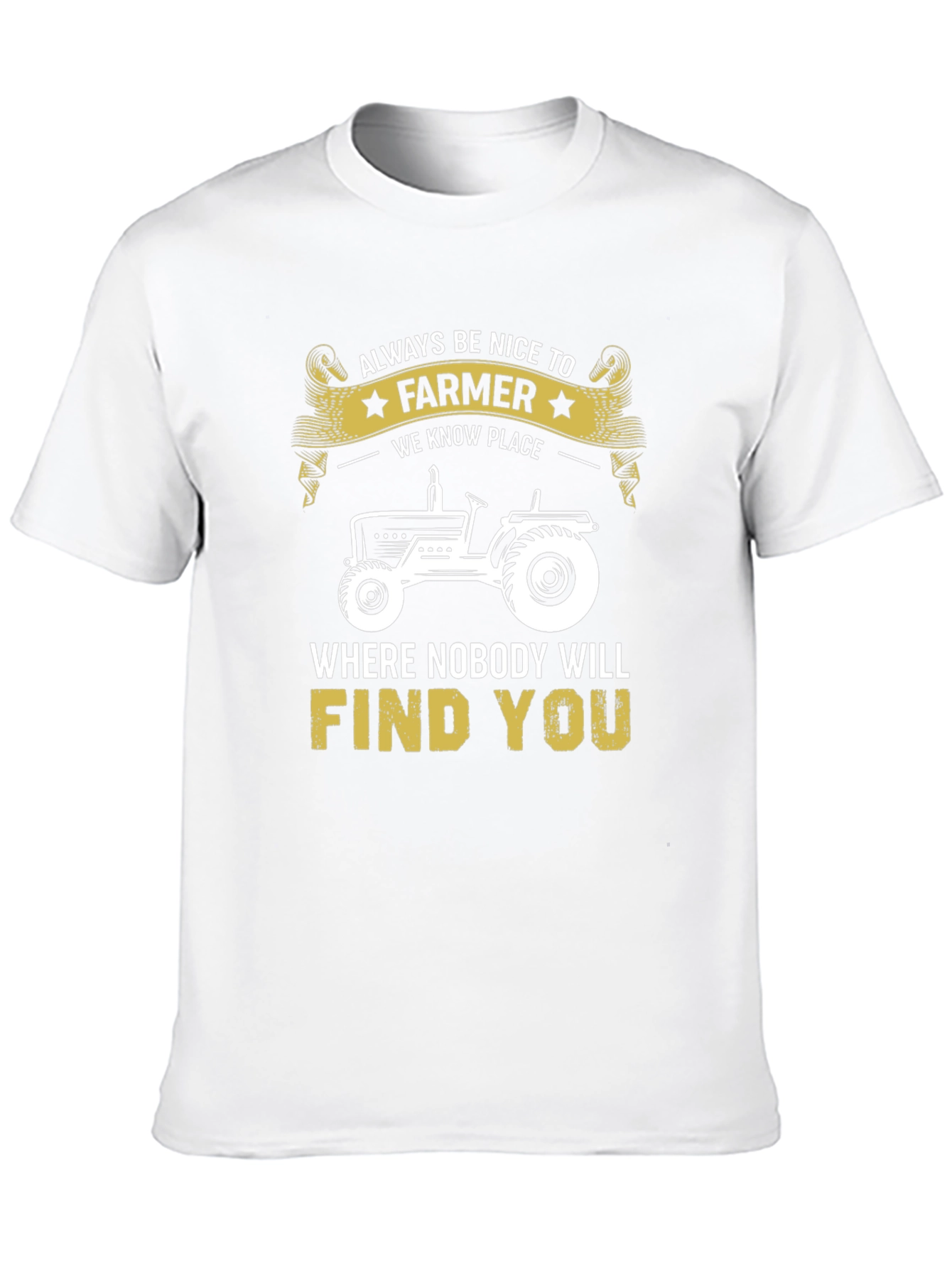 Black Always Be Nice to Farmer Graphic Tee view 10