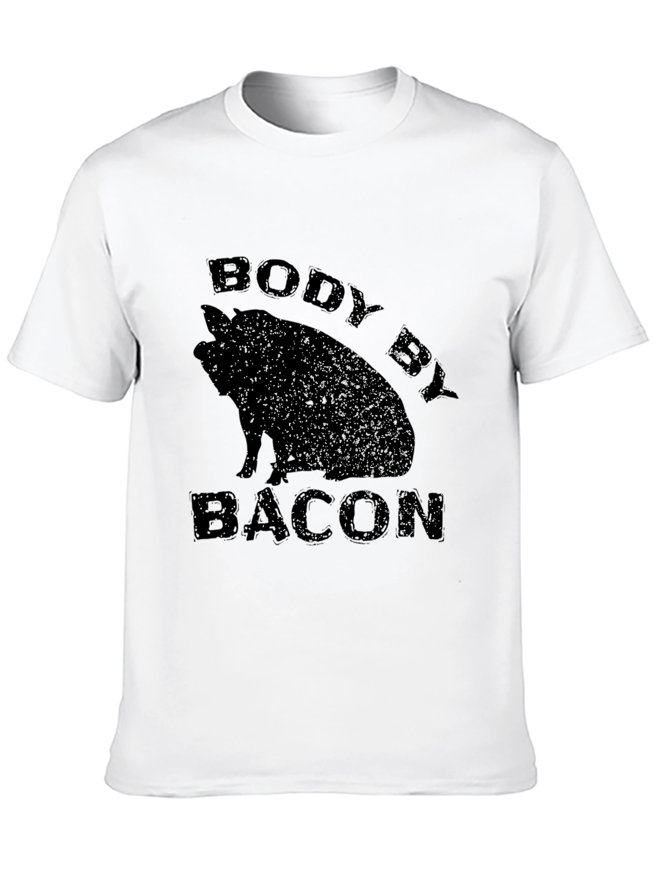 Black Body By Bacon Black T-Shirt view 10