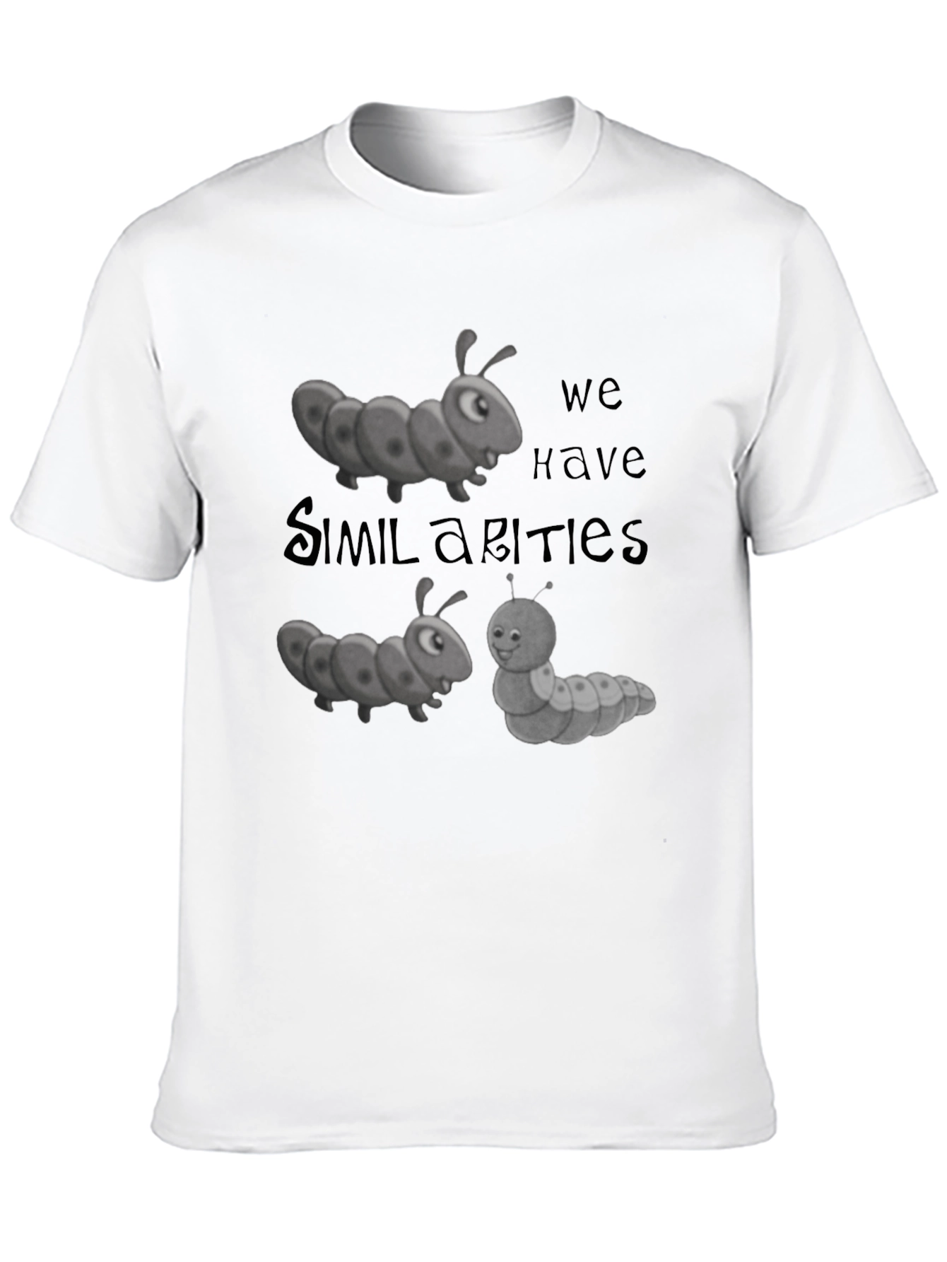 Black Caterpillar "Similarities" Graphic Tee view 10