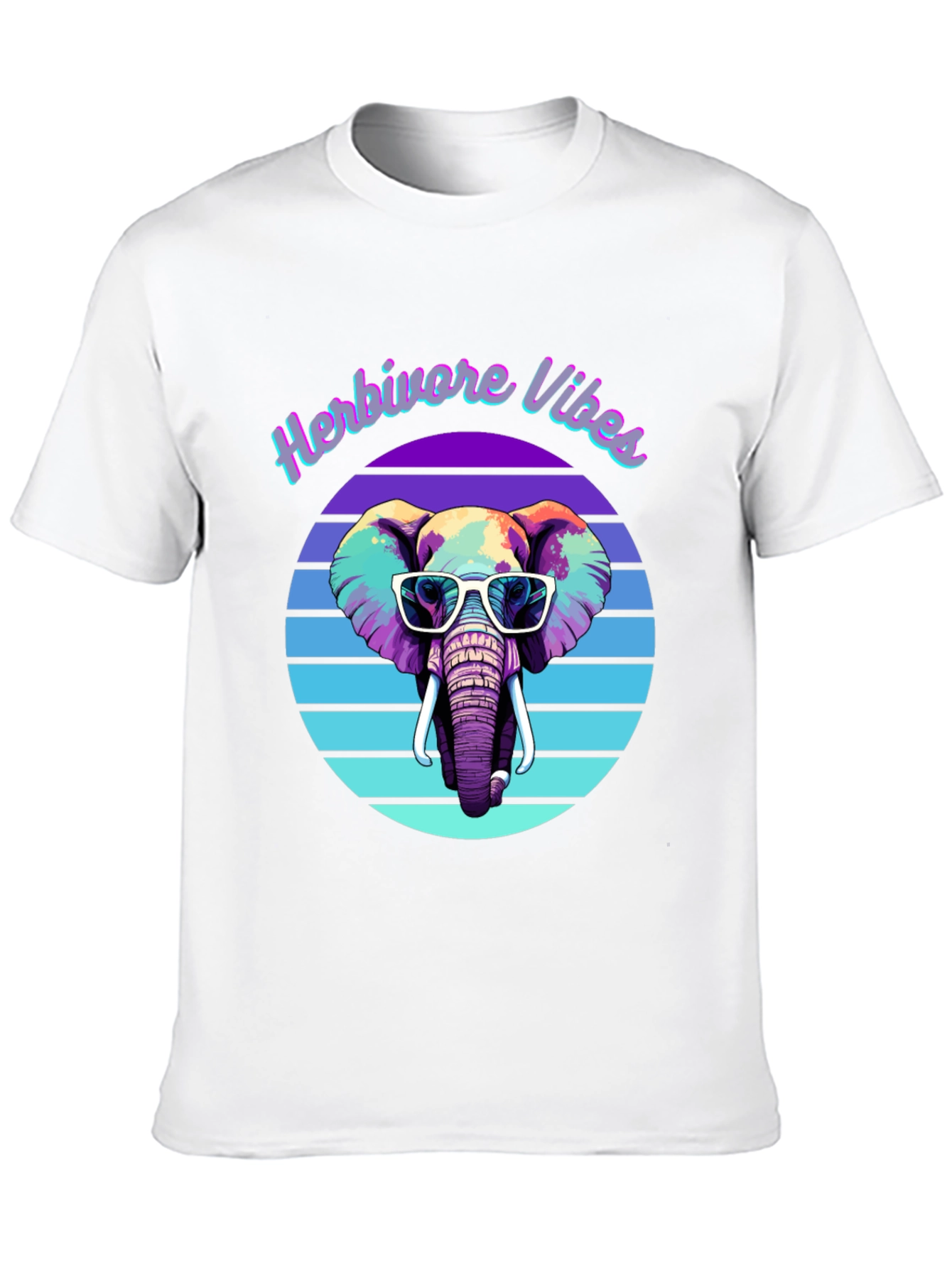 Black Herbivore Vibes Elephant Graphic Tee view 10