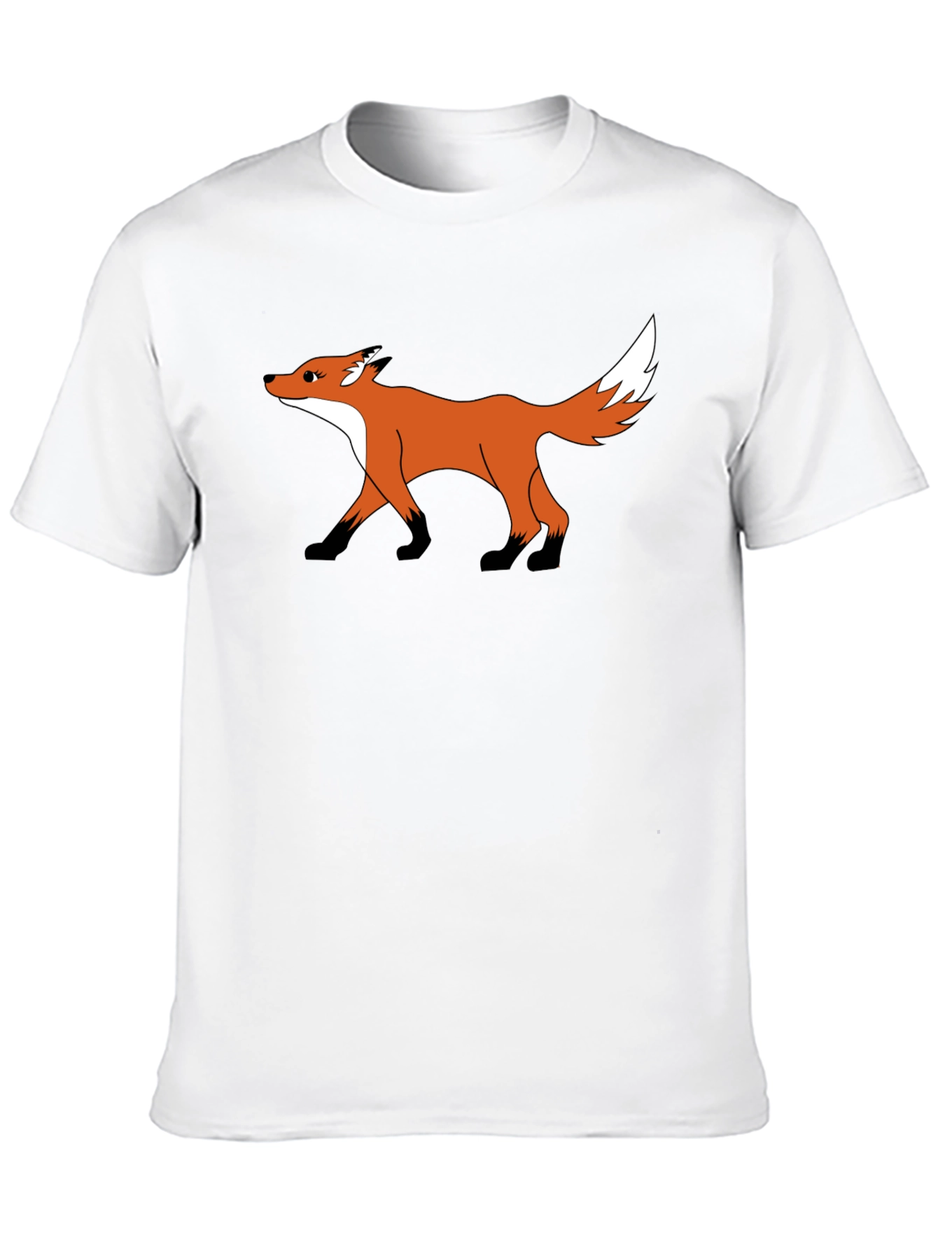 Black Fox Graphic T-Shirt - Casual Wear view 10
