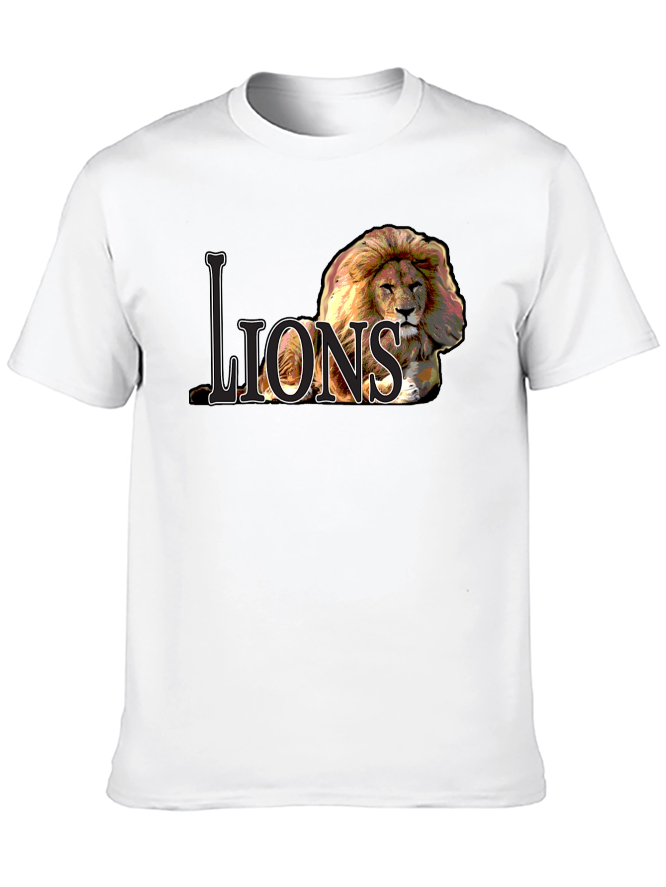 Black Lions Graphic Tee - Bold Lion Design view 10