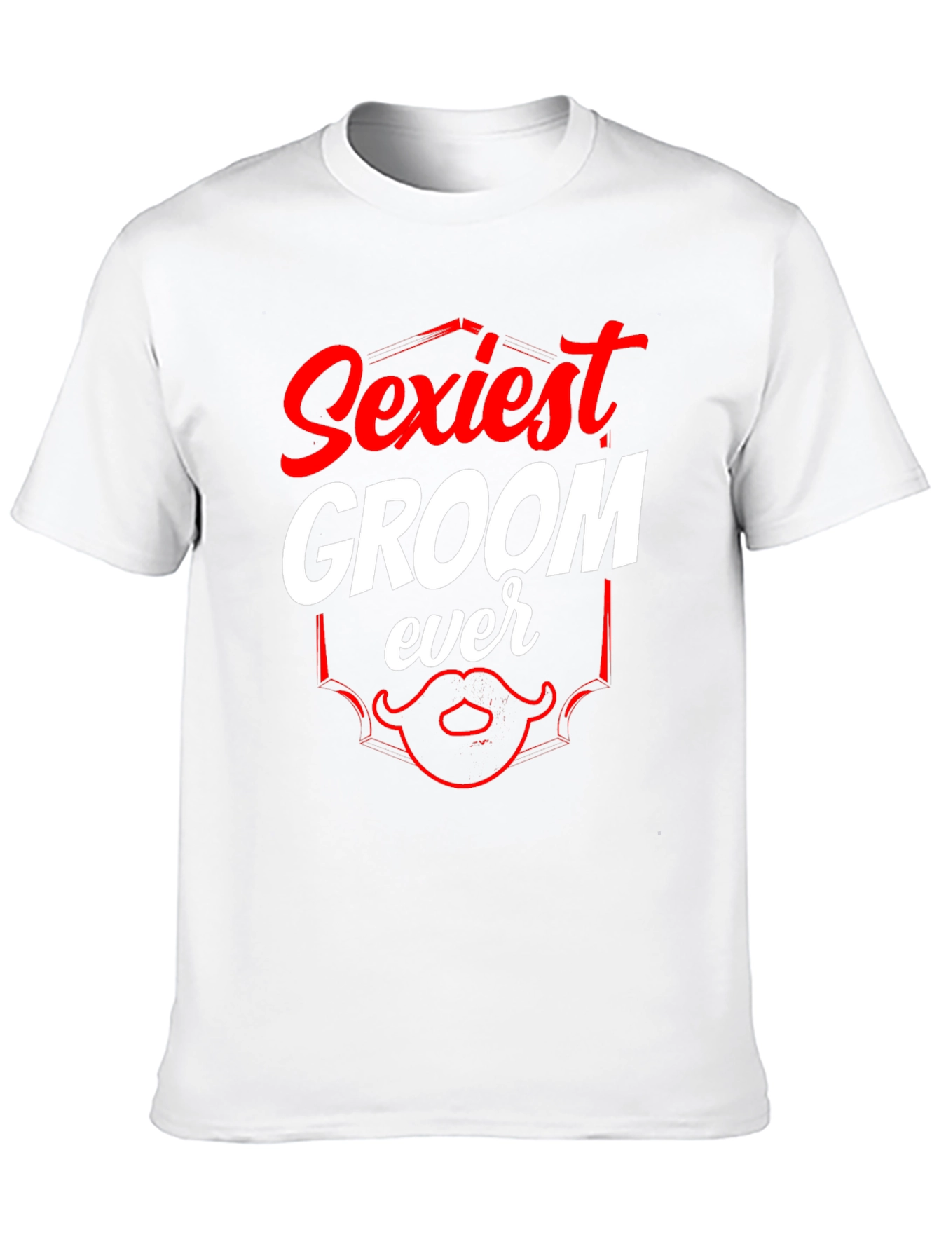 Black Sexiest Groom Ever T-Shirt, Funny Wedding Tee view 10