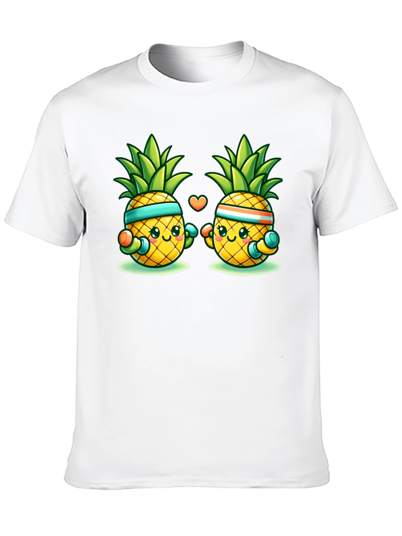 Black Workout Pineapple Graphic Tee view 10