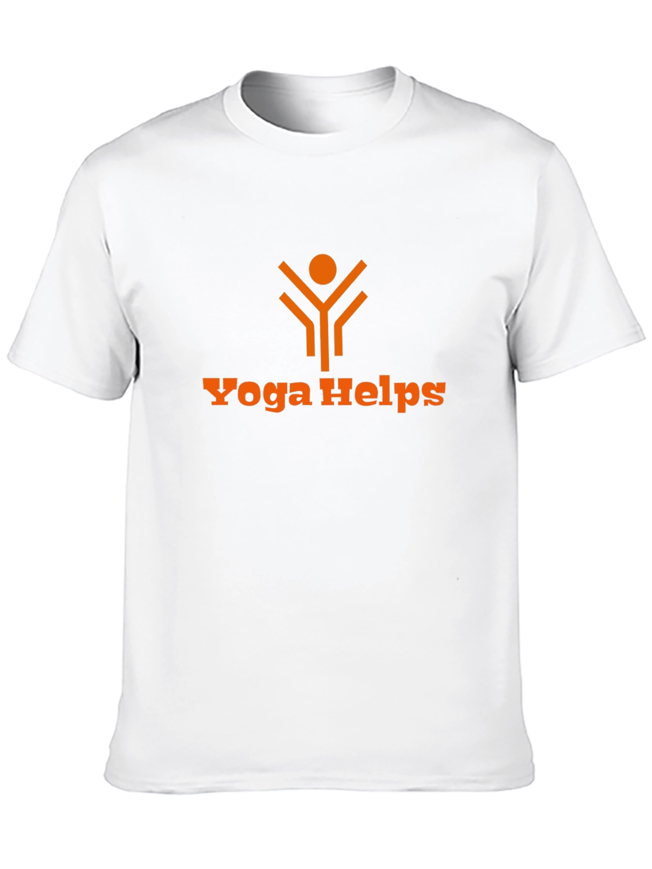 Black Yoga Helps Graphic Tee - Black Cotton Blend view 10
