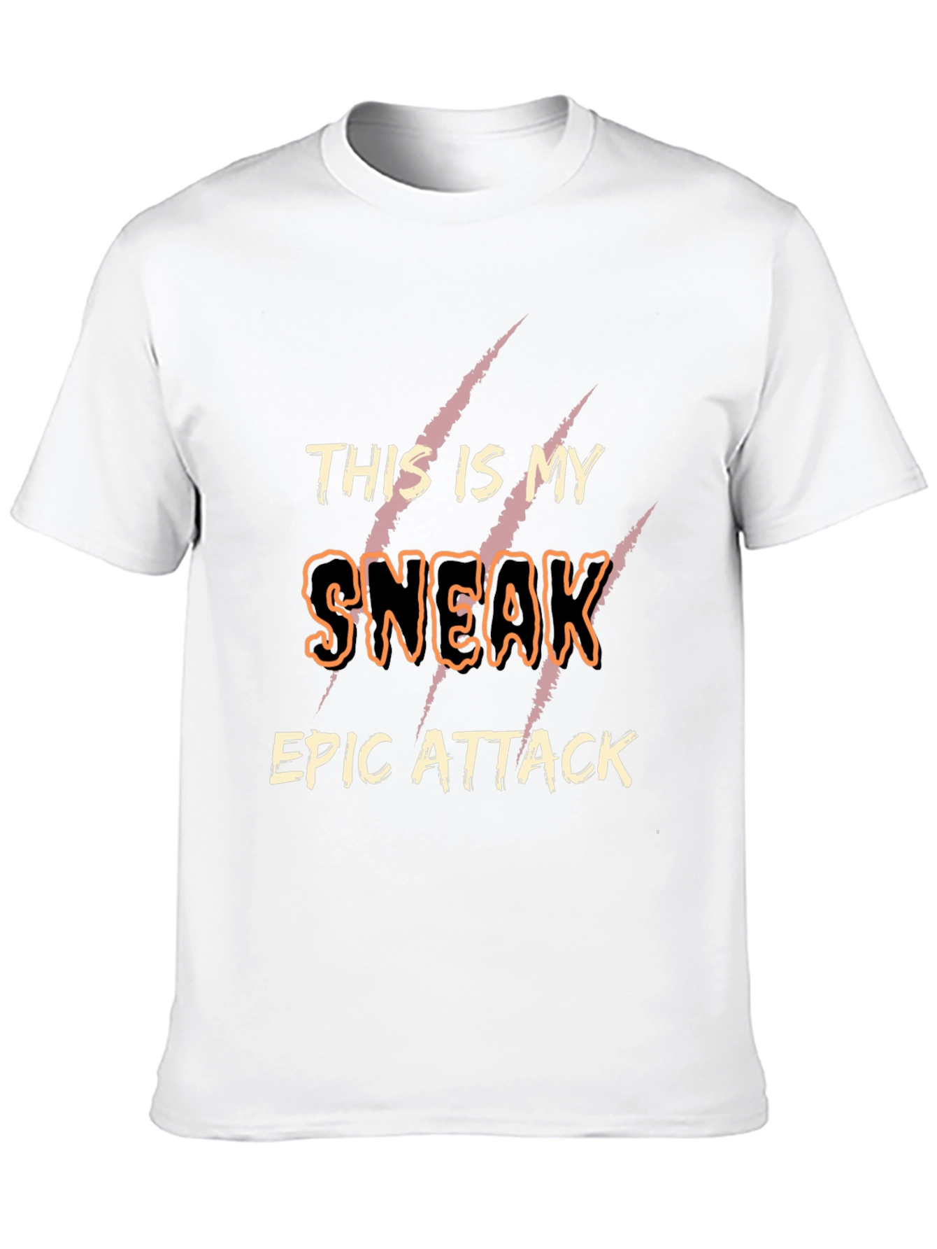 Black This Is My Sneak Epic Attack T-Shirt view 10